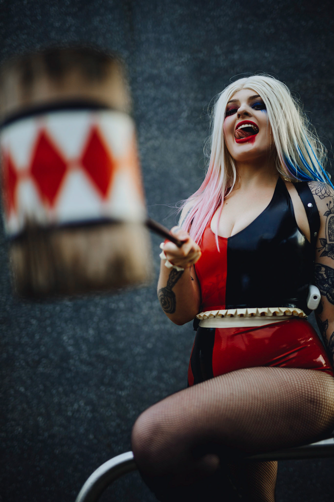 @beckahsuicide as Harley Quinn