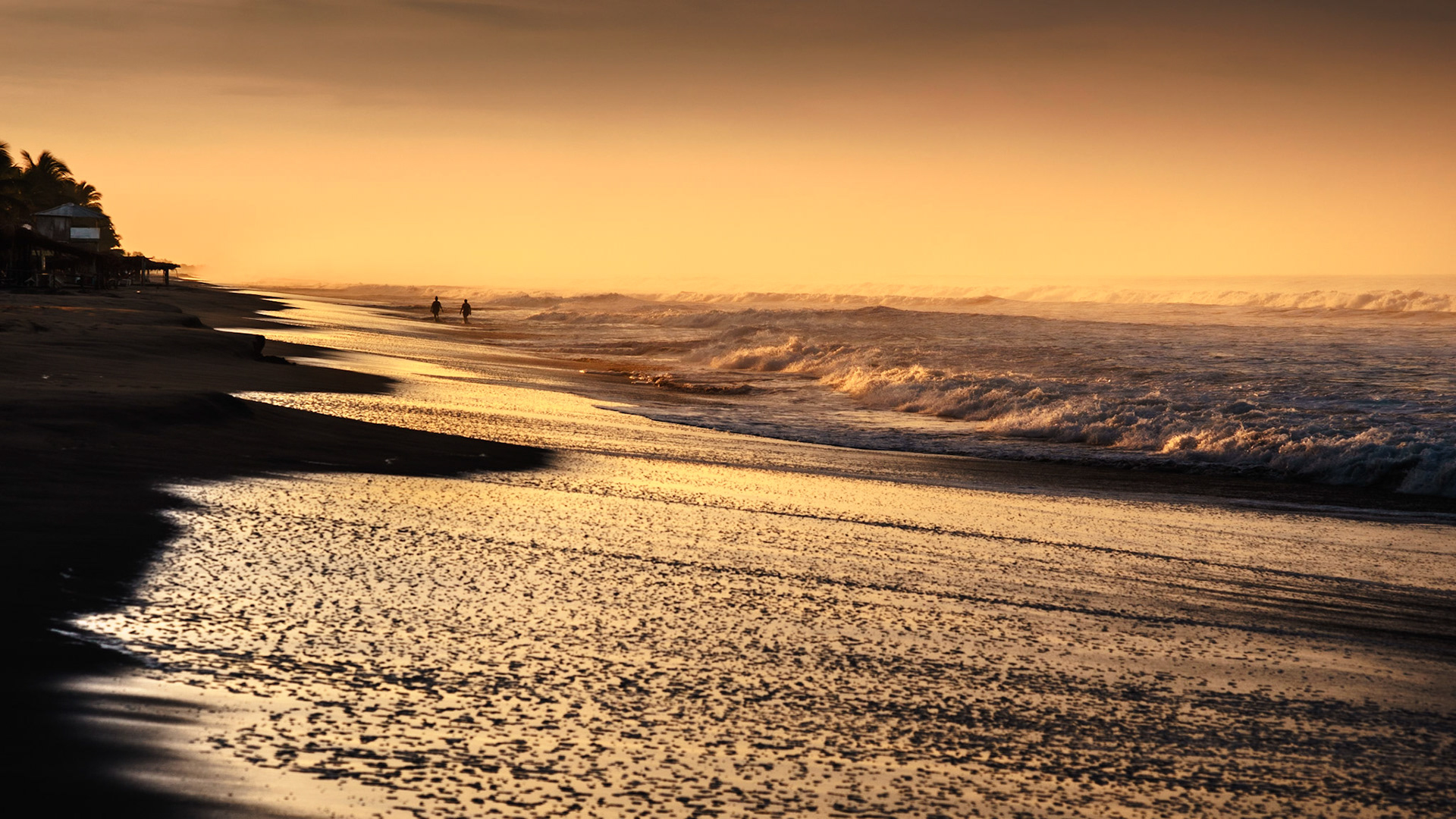 Mexiko, Sonnenuntergang am Pazifik