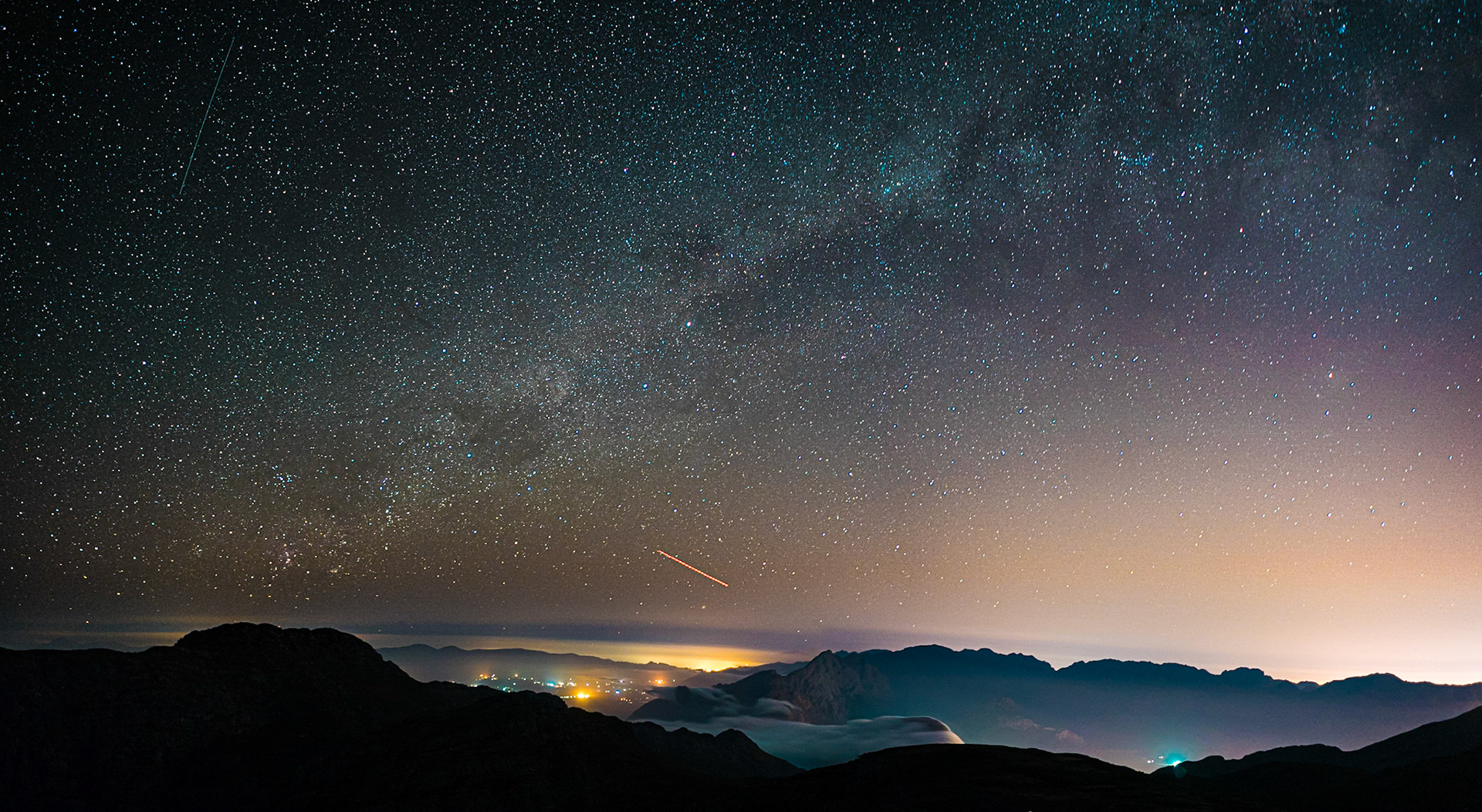 Südafrika, klare Sternennacht