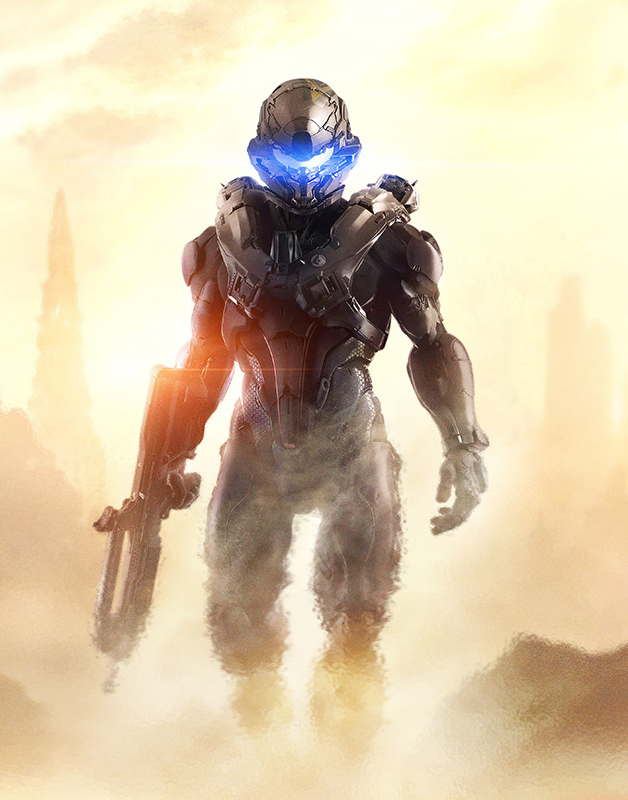 Halo 5 Guardians Rare Double Sided Promo Poster 84x595 Cm Xbox One