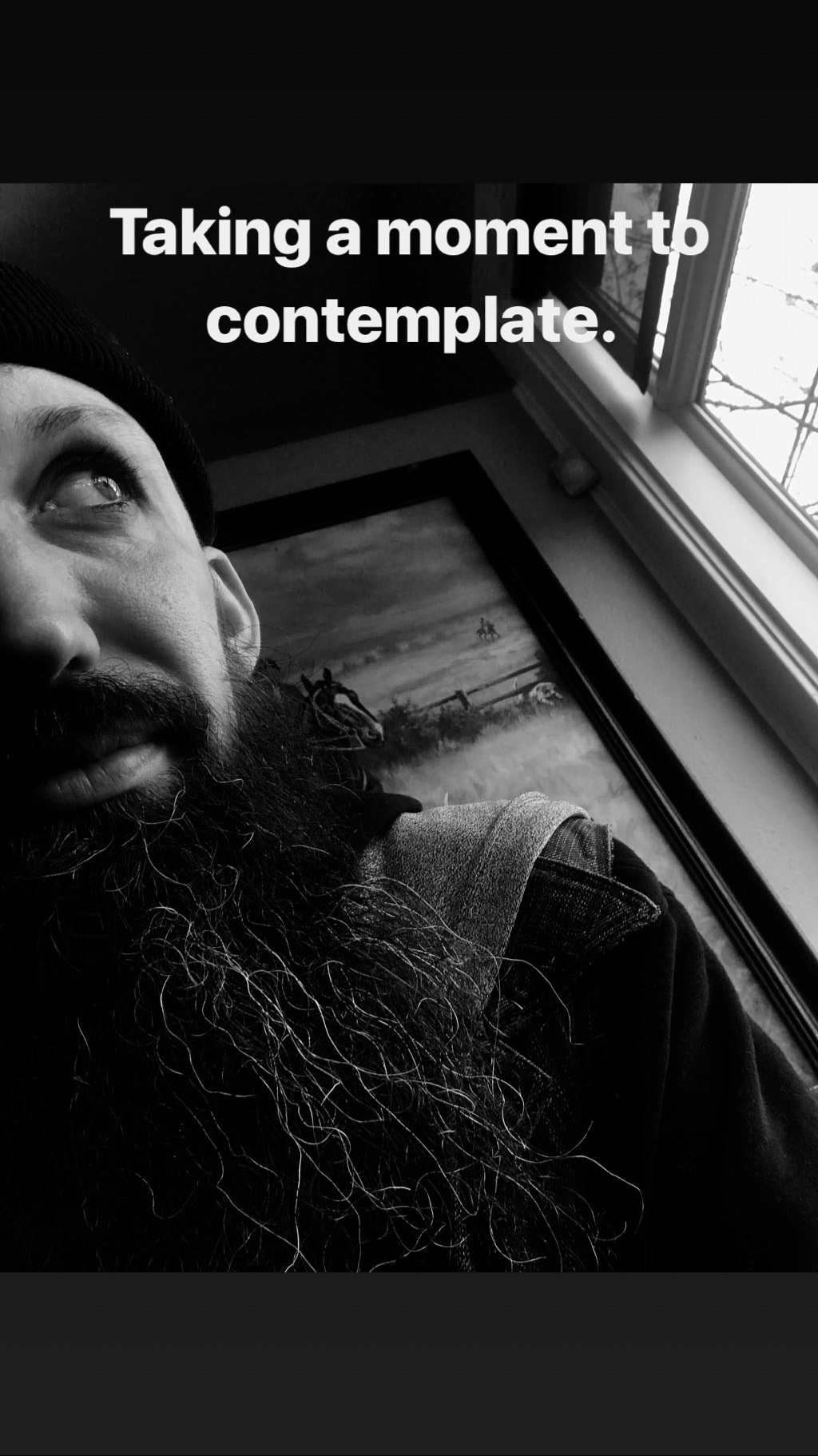Sometimes I stare out windows.