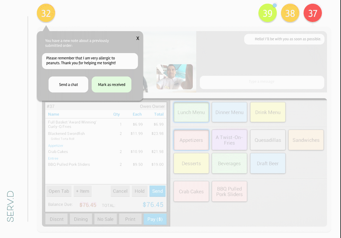 Integrated with any existing POS system