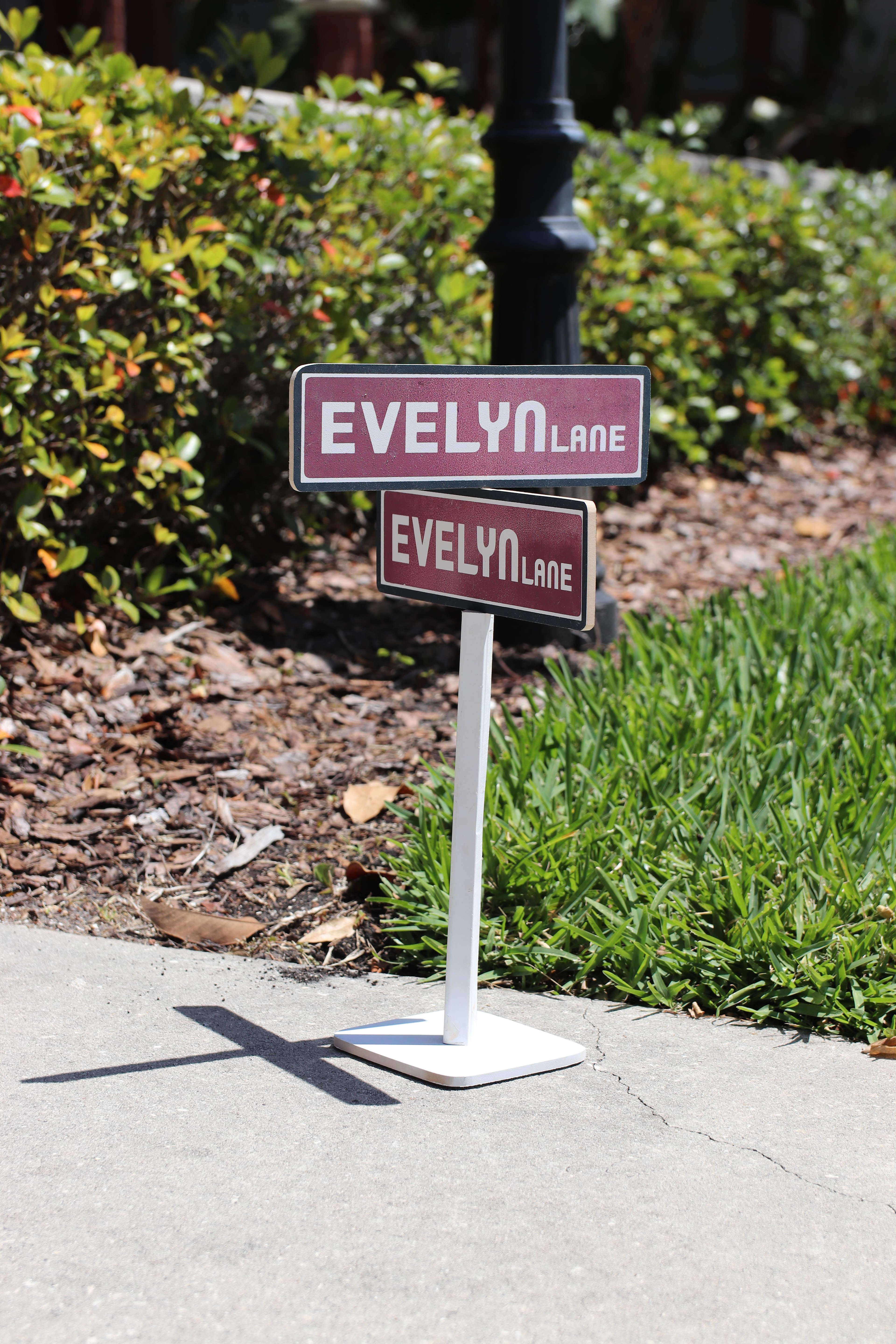 Screen printed "Street Sign" 