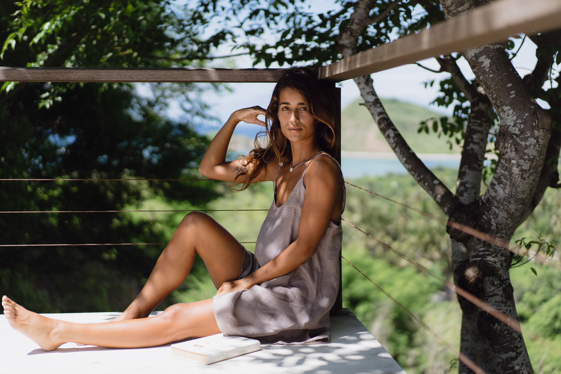 100% Linen Sleep Slip
