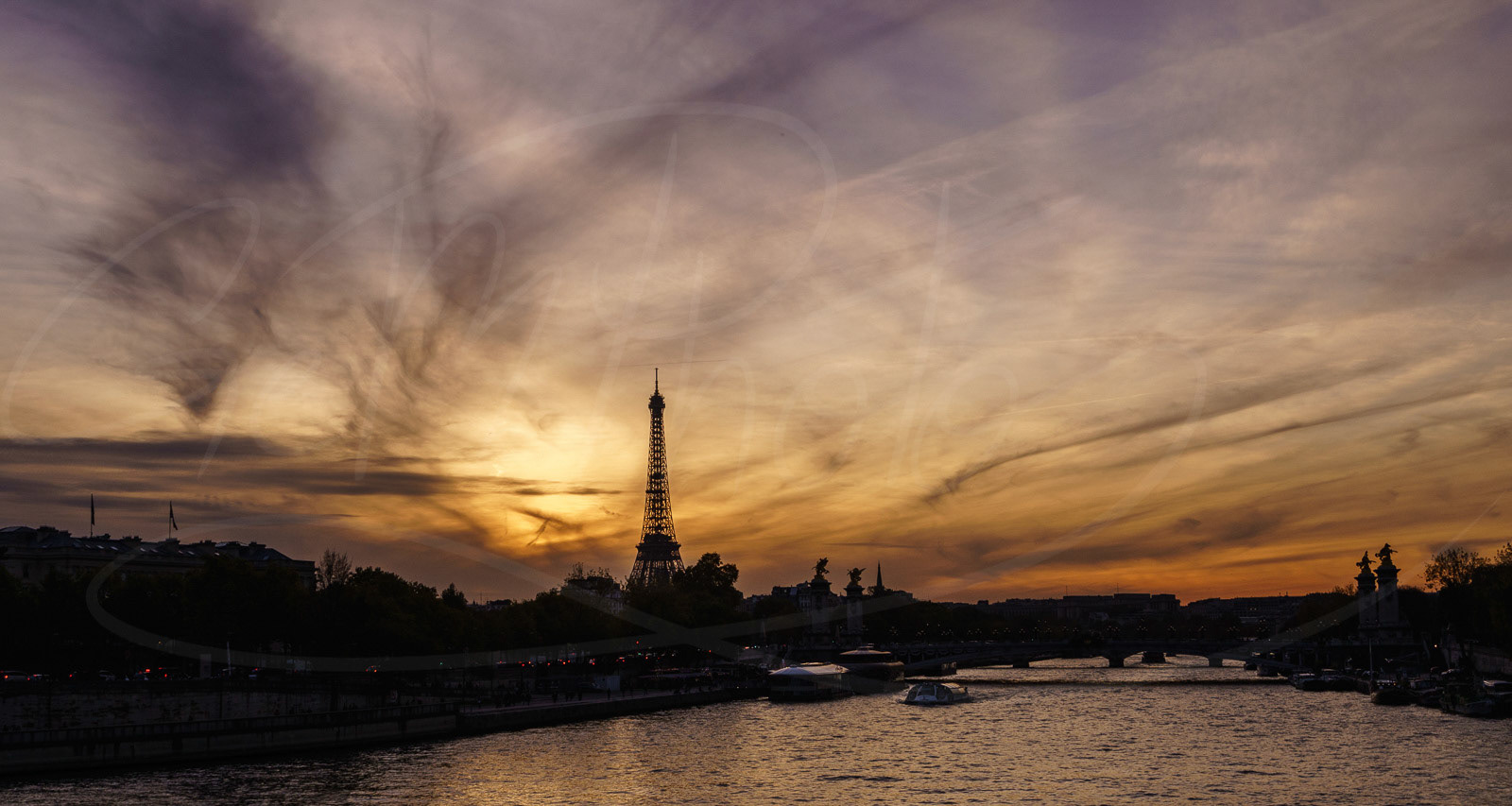 Sunset in Paris