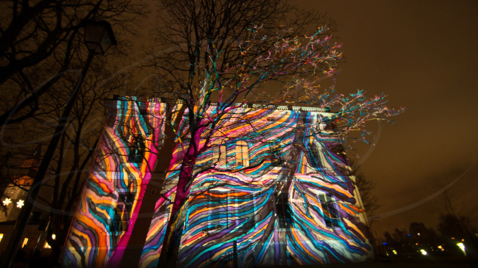 Helsinki light show
