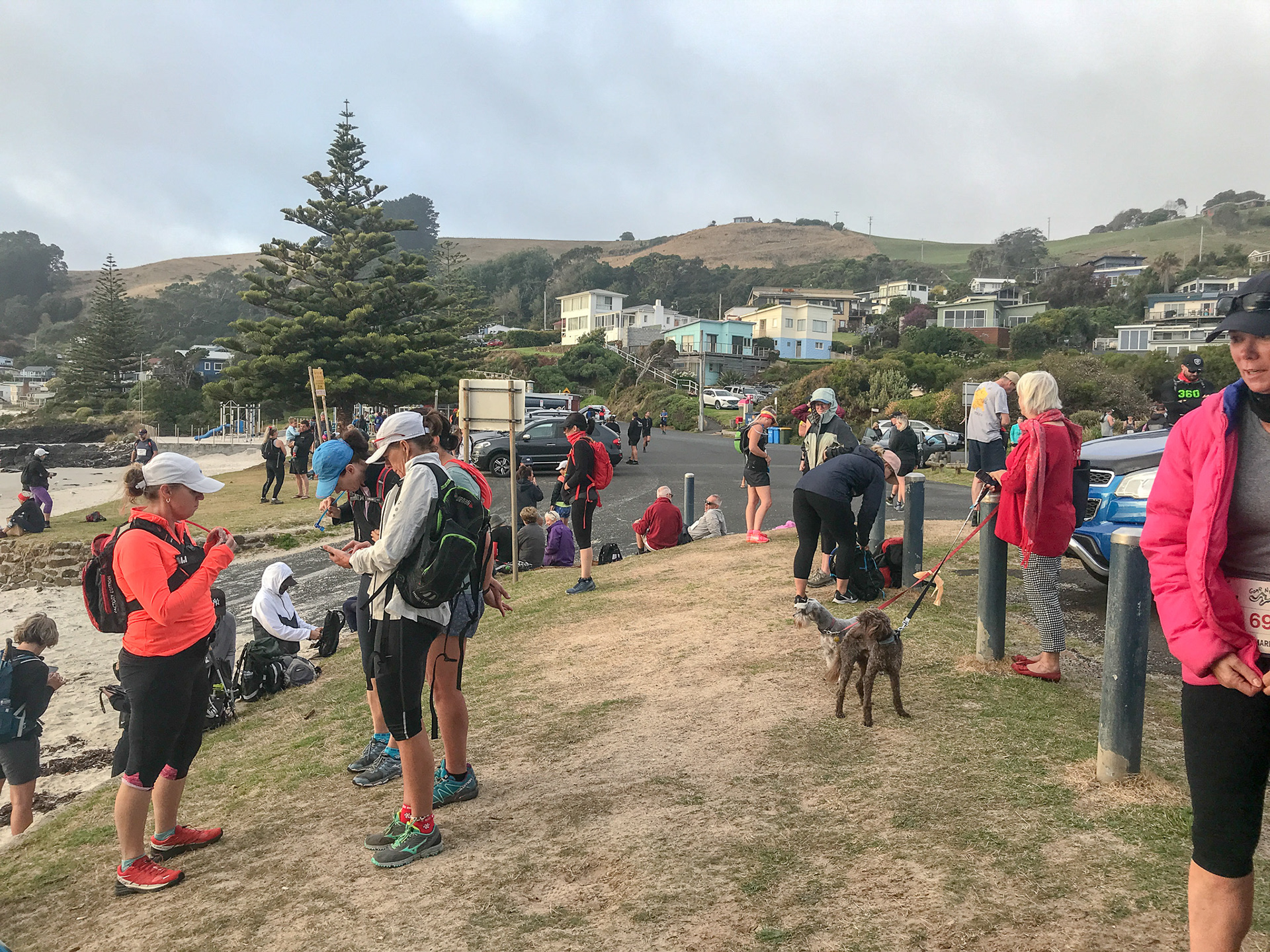 Start  Gone Nuts race, Boat Harbour, Tas