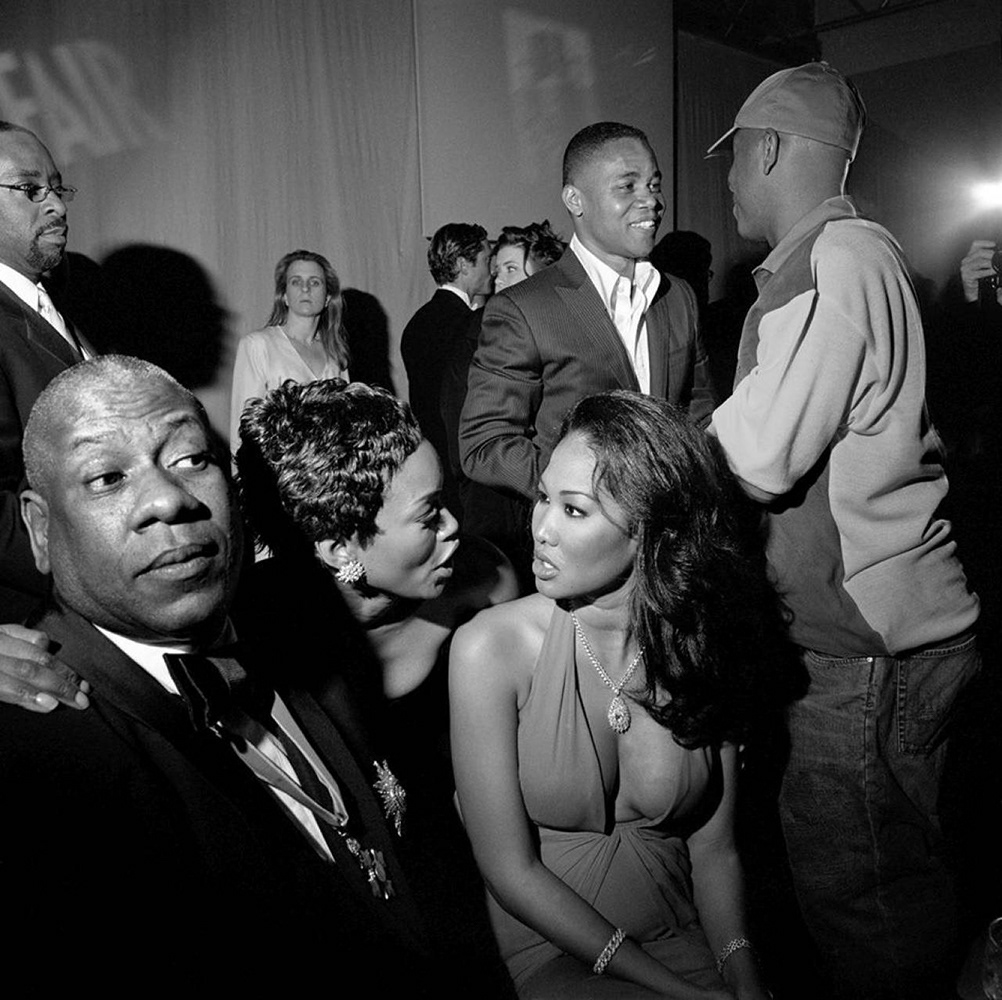 Courtney B. Vance, Andre Leon Talley, Angela Bassett, Kimora Lee Simmons, Cube Gooding, Russell Simmons, LA, 03/2002 - Larry Fink