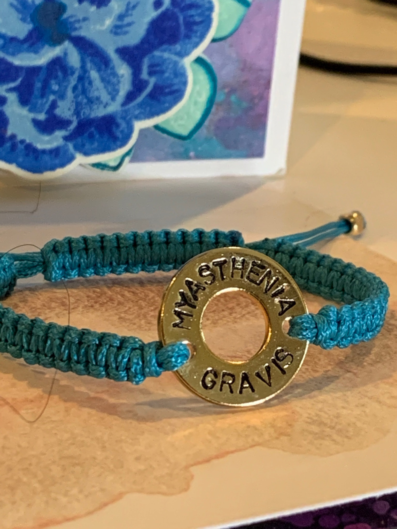 Cobra/Macrame Myasthenia Gravis Bracelet