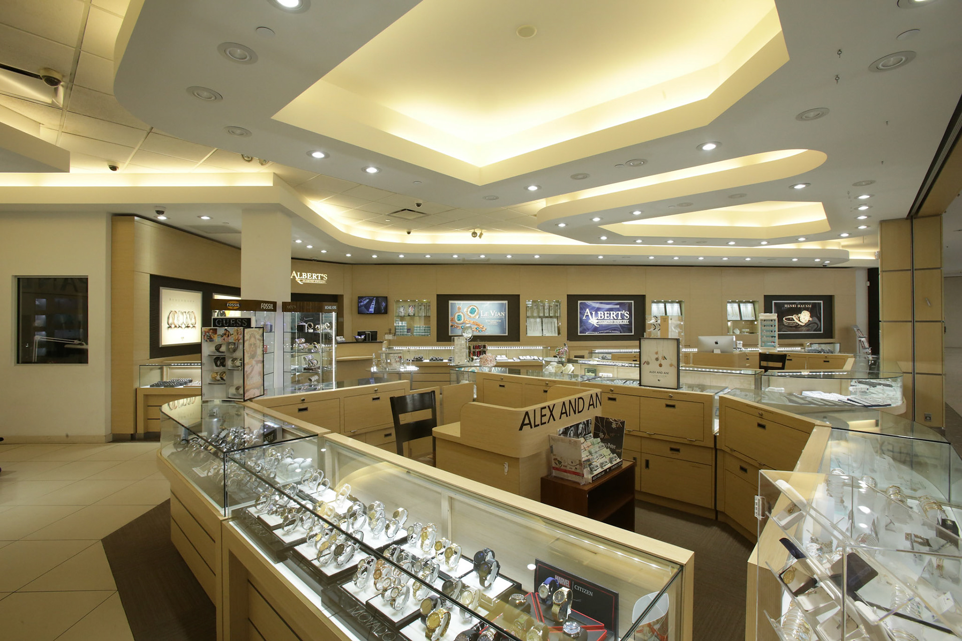 Albert's Diamond Jewelers in Southlake Mall.