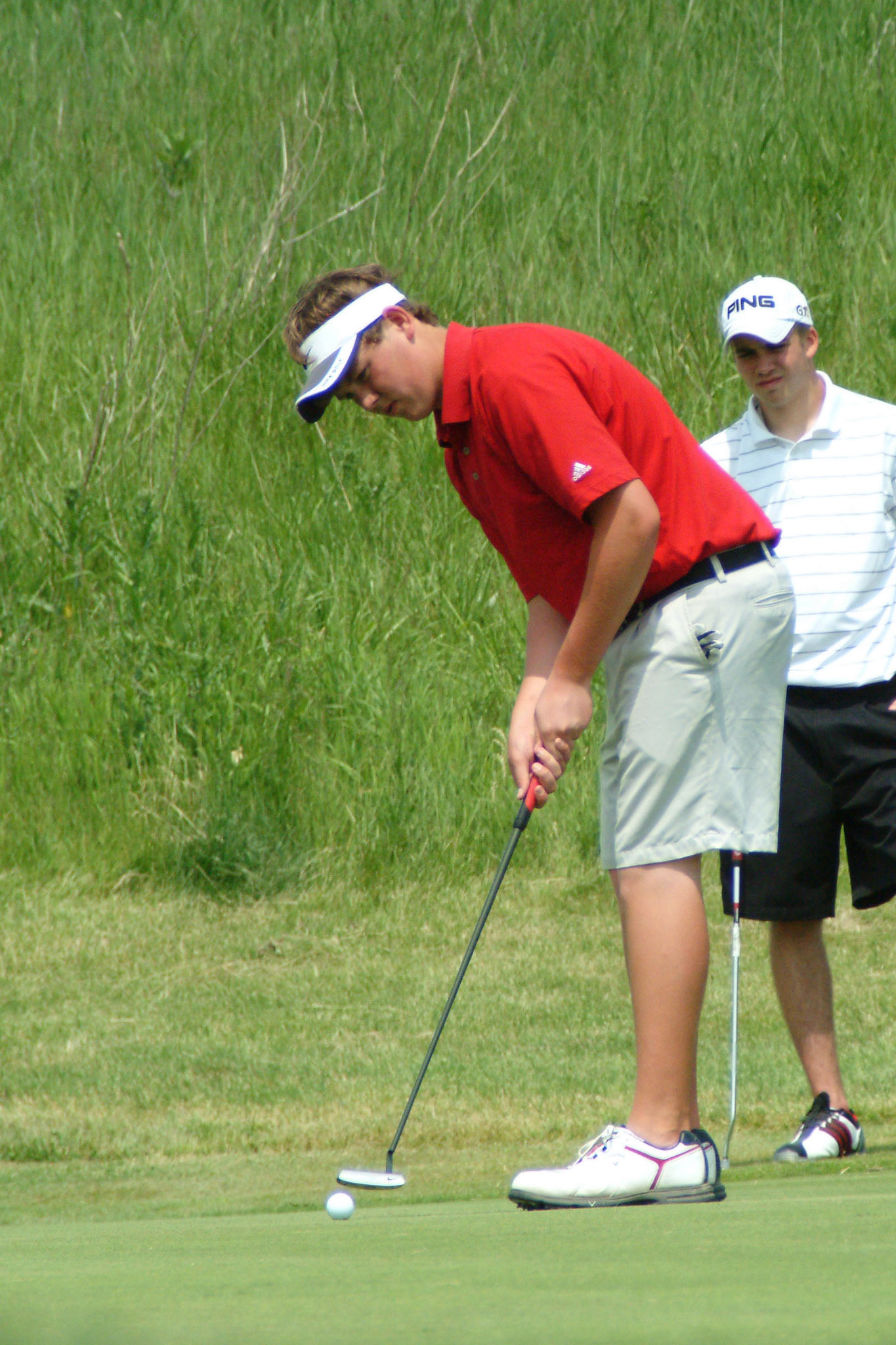 052309tvmBBGLFLCINVITE_6 Tony V. Martin CEDAR LAKE-Portage's Jack Lewis. The Lake Central invitational on Saturday at Palmira.