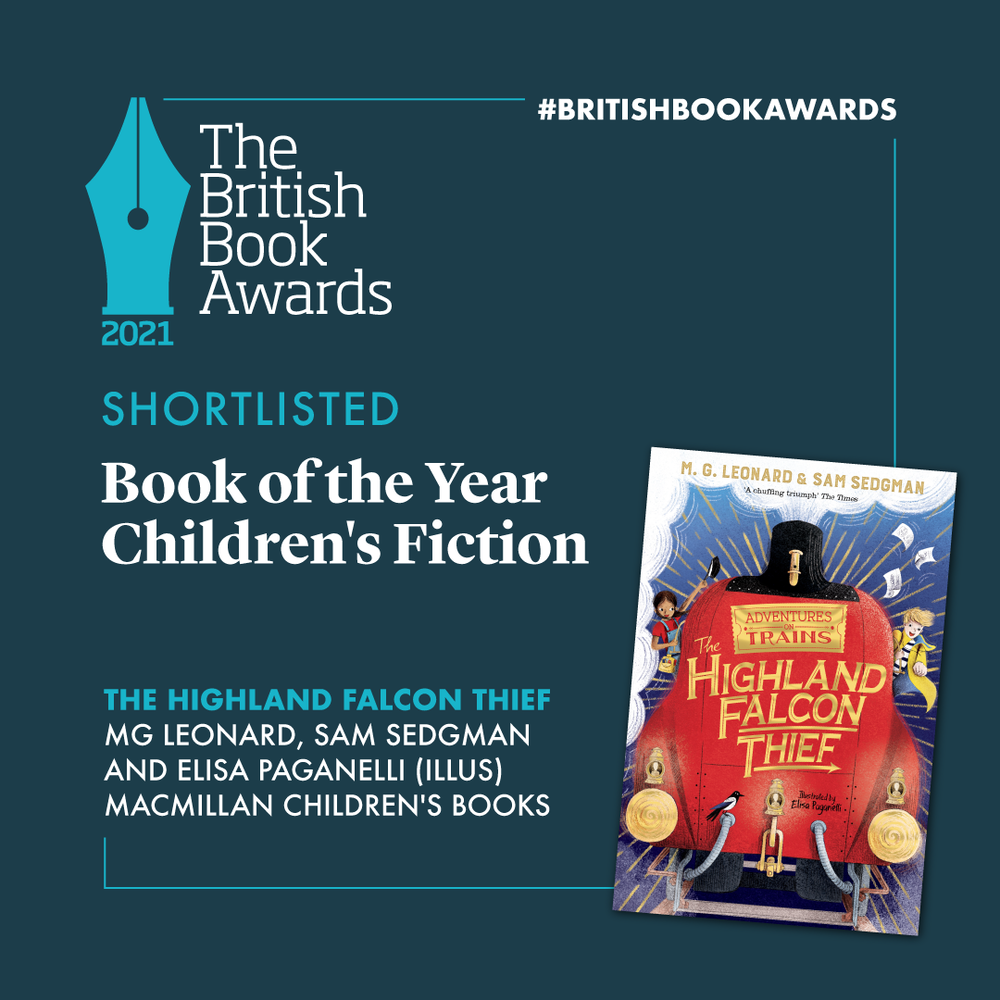 Shortlisted for the 2020 Children’s Fiction Book of the Year in the British Book Awards.