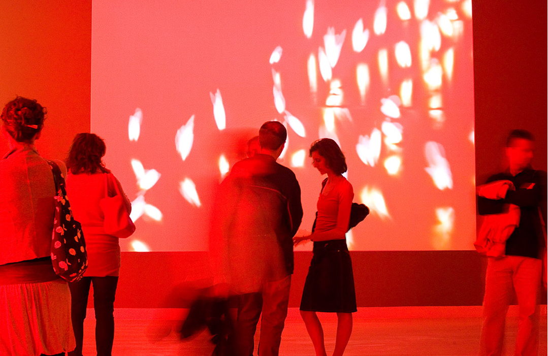 Unique atmosphere at the exhibbition