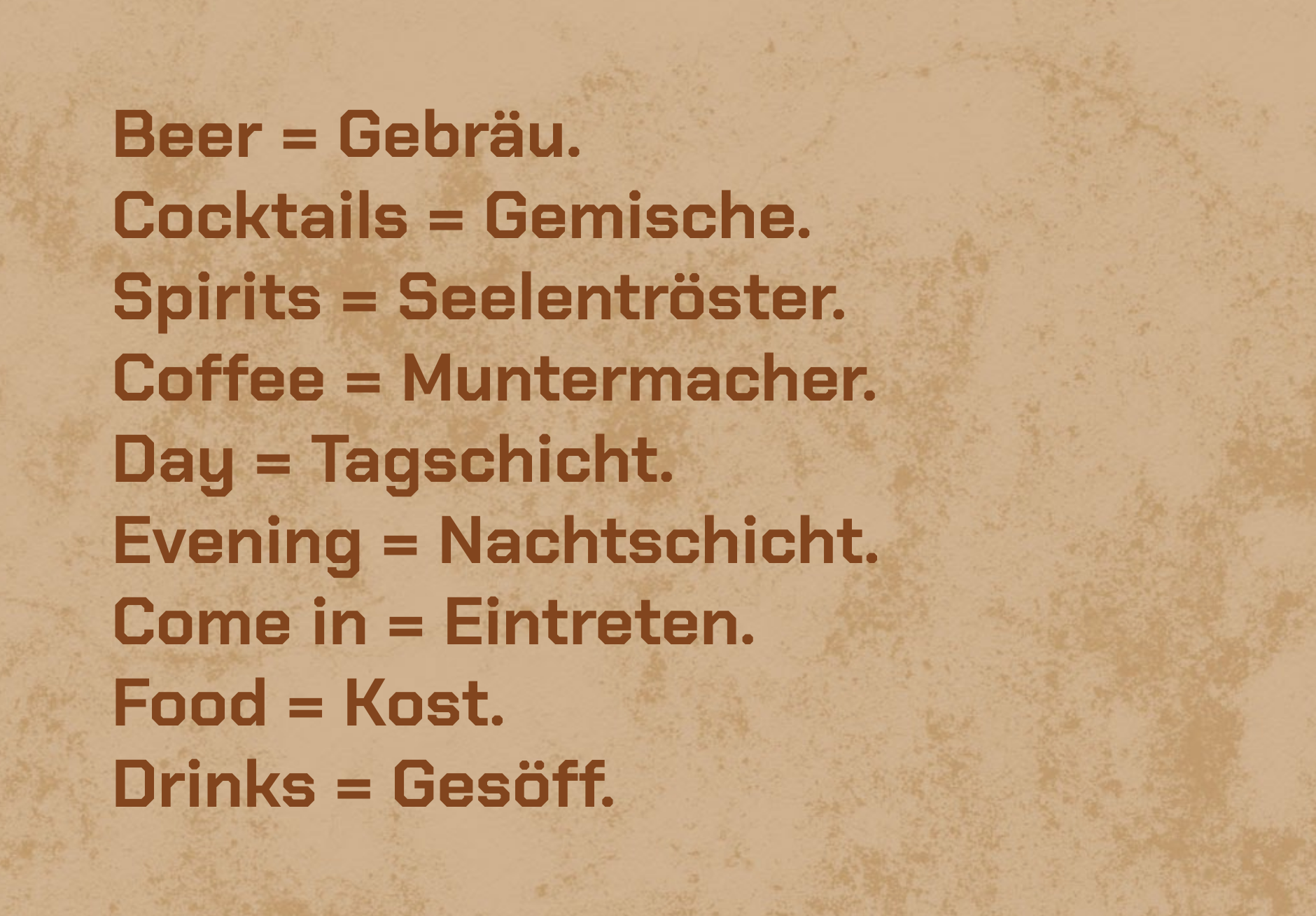 menu redesign by achso creative agency in Berlin