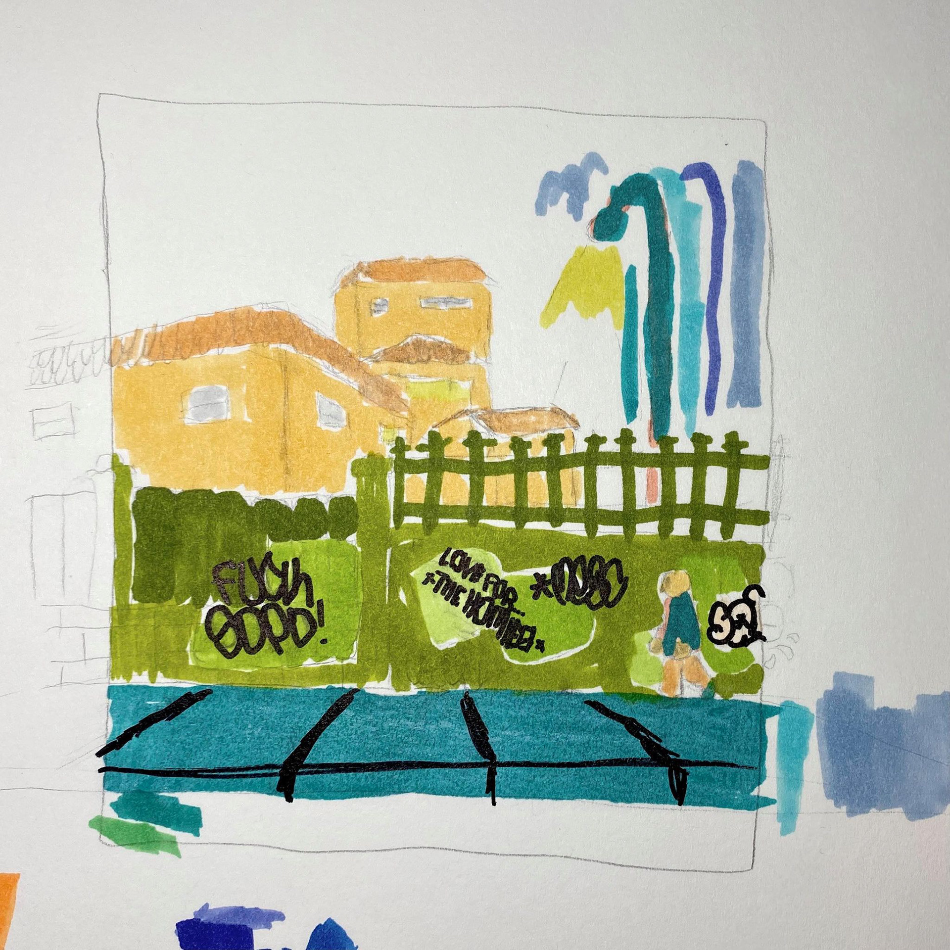 "coverups" color study