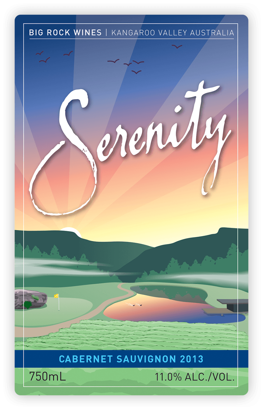 Label design for Serenity.