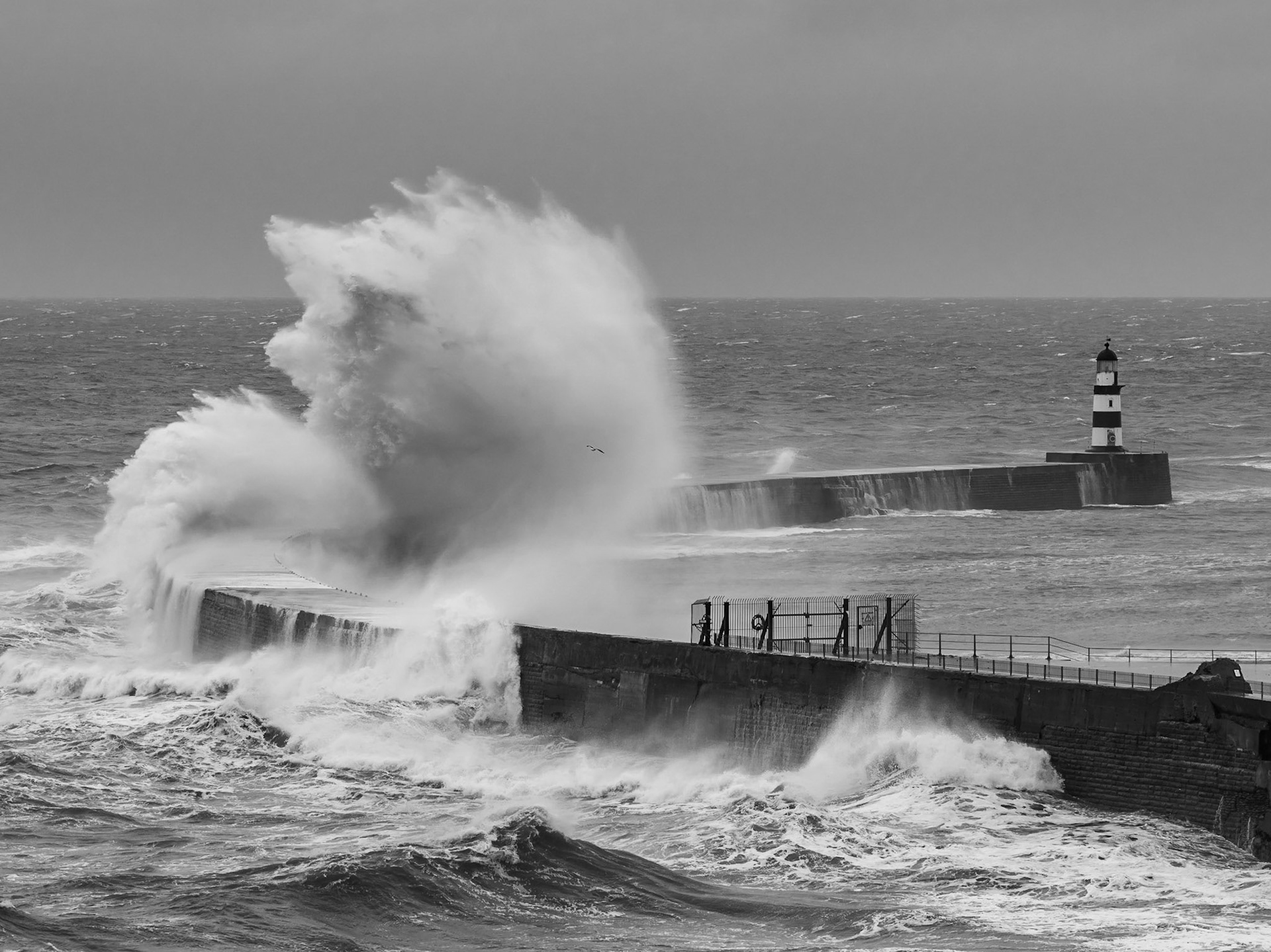 Gates. The gates are closed.