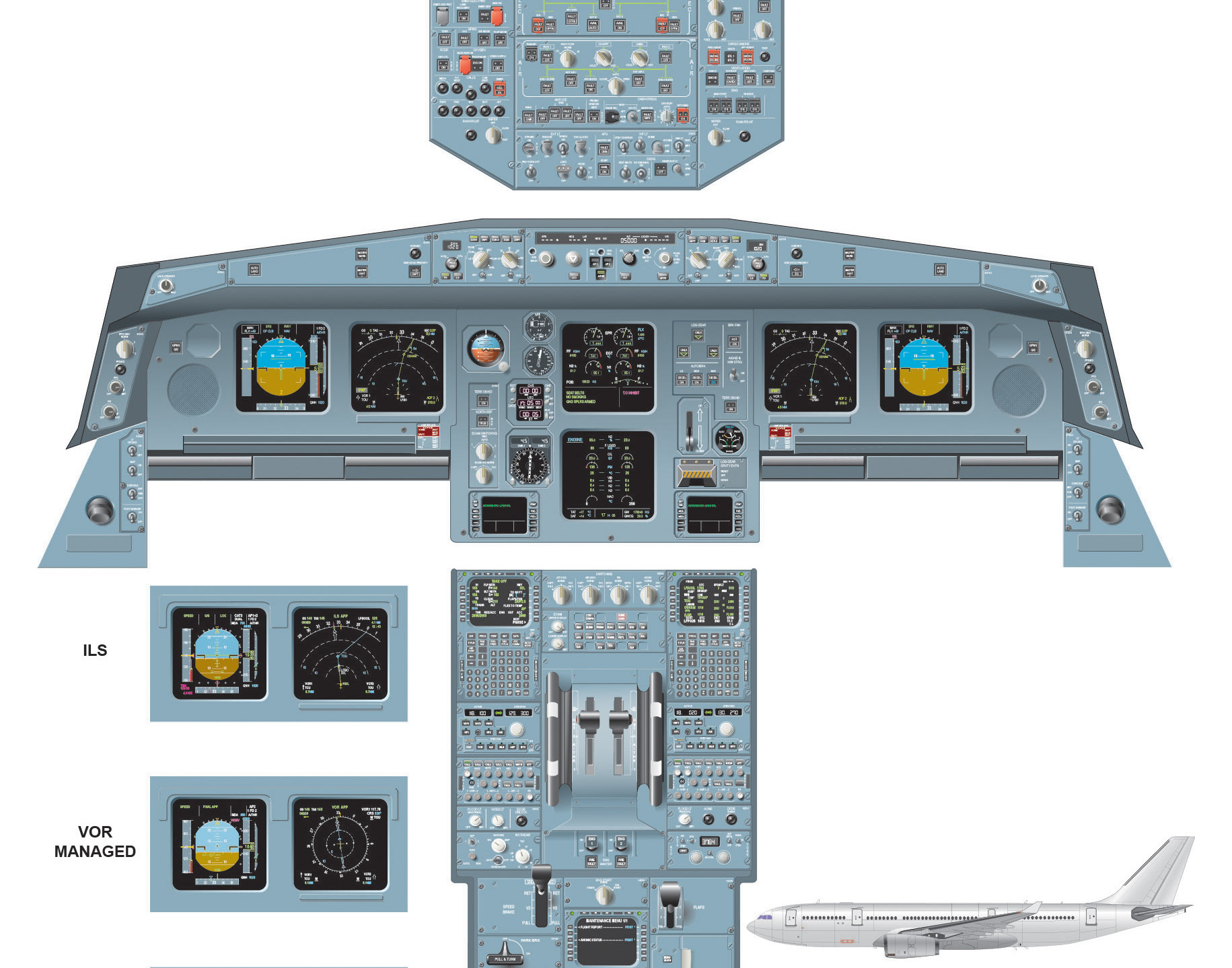 Airbus A320 Cockpit Parts