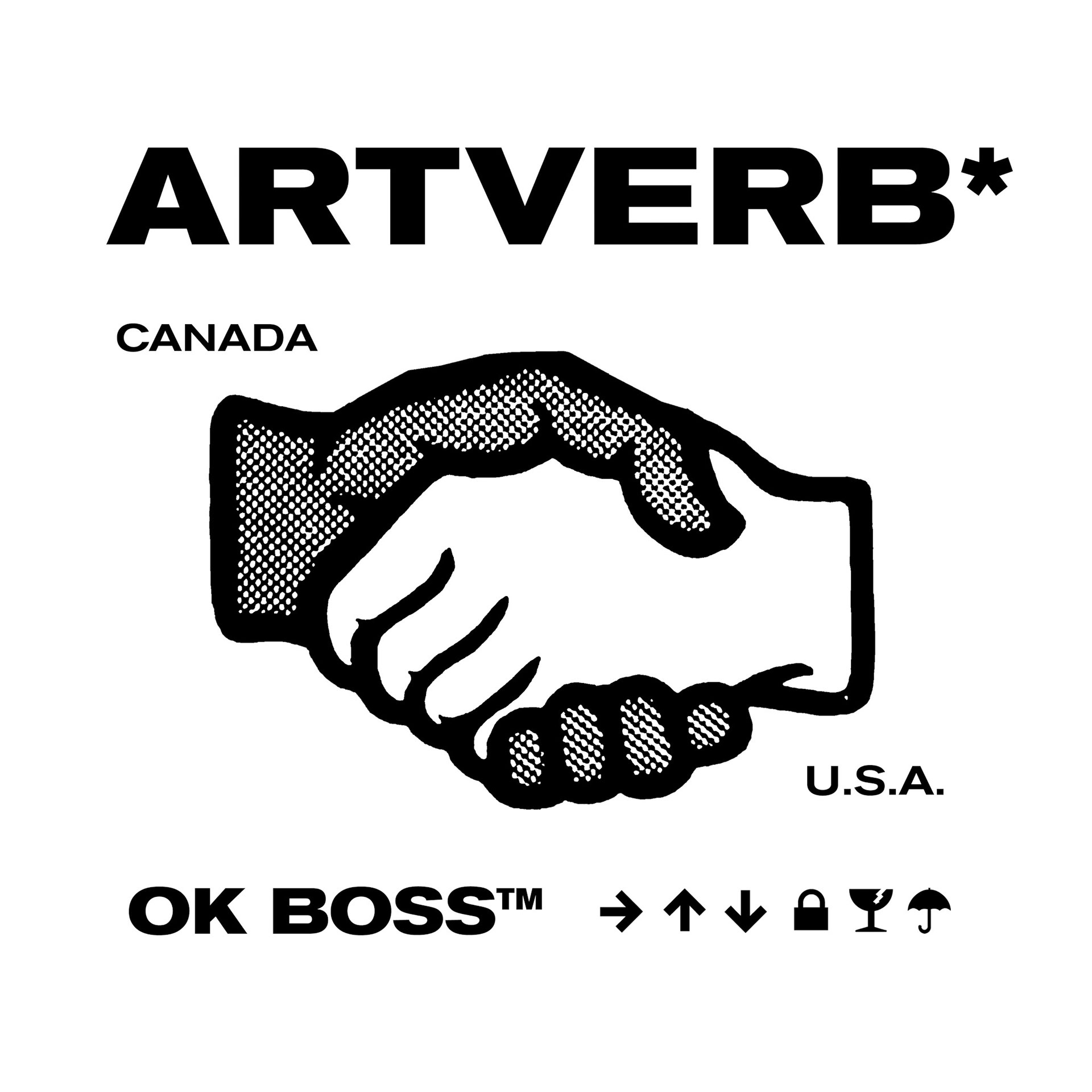 "Artverb" T-shirt design, 2019