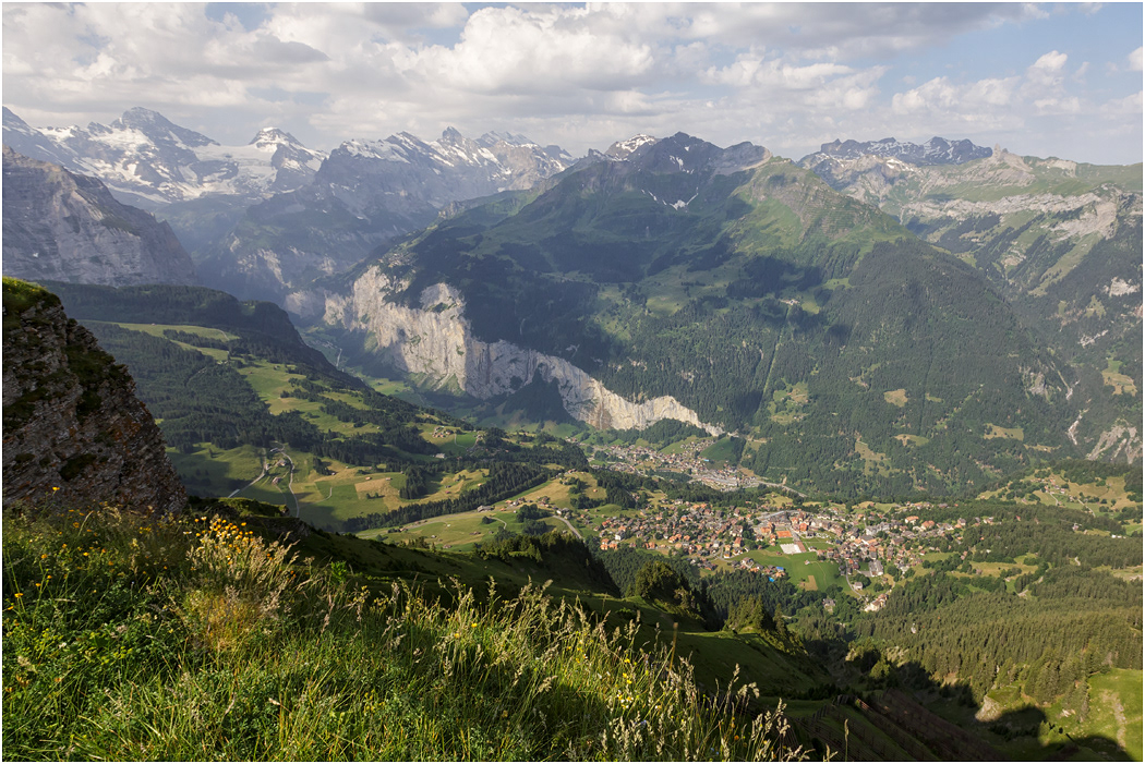 Wengen from Manlichen