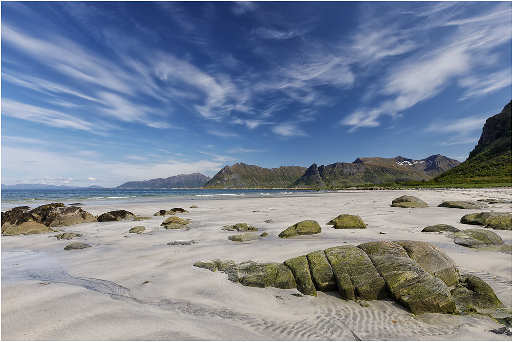 Beach at Vinji, Gimsoya, Norway