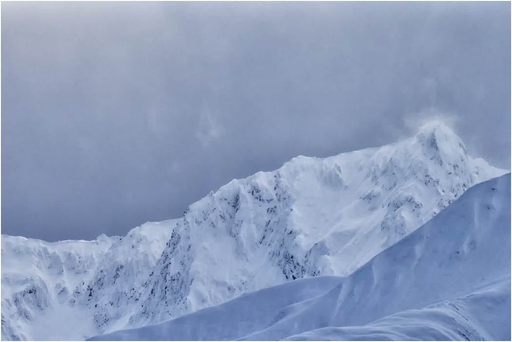 Mountain view from Chilkat River, Alaska
