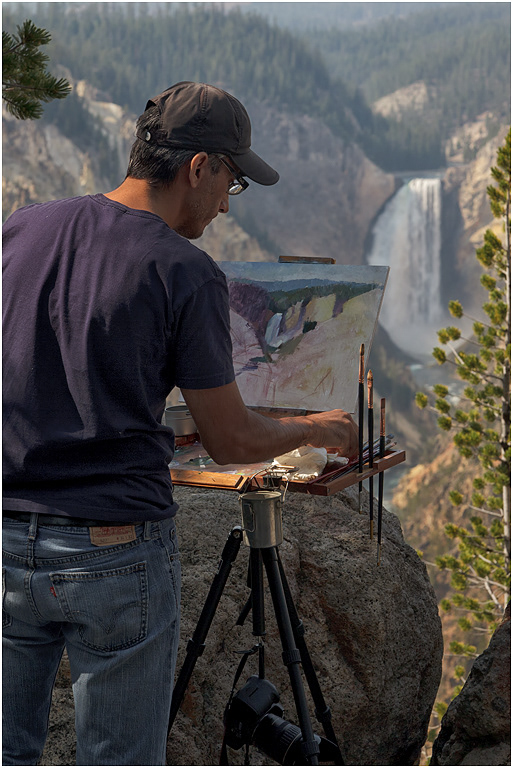 Artist Point, Yellowstone River, Yellowstone NP