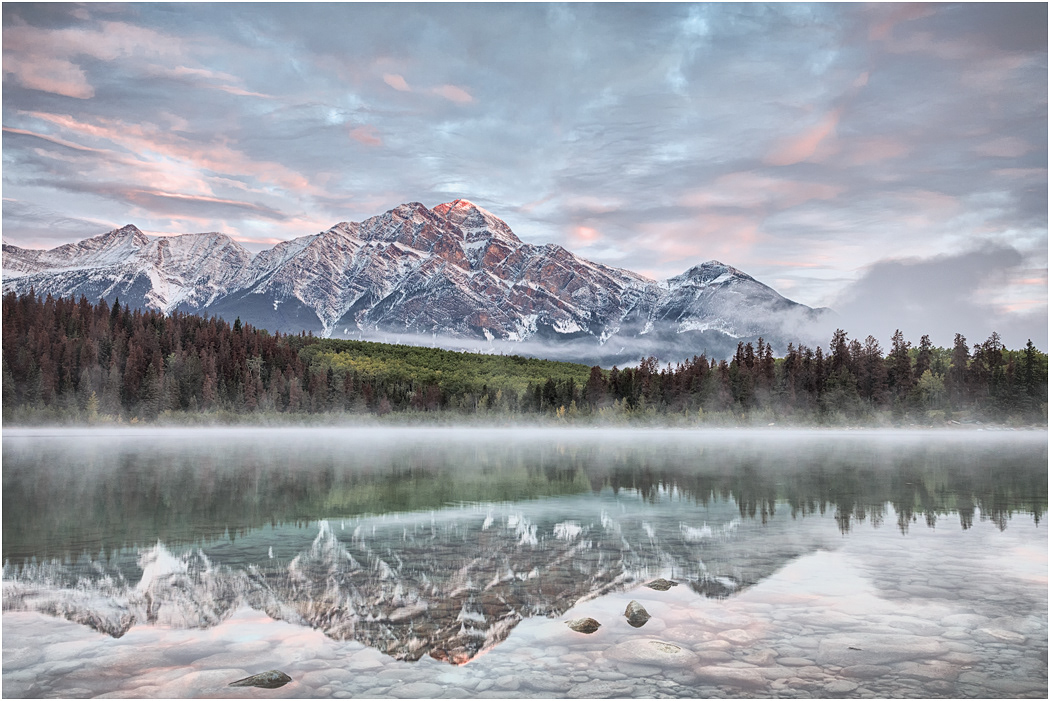Cold Dawn at Patricia Lake, Jasper, jpg