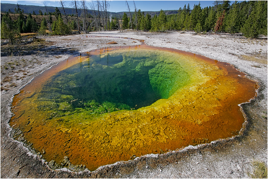 Morning Glory Pool, Upper Geyser Basin, Yellowstone NP