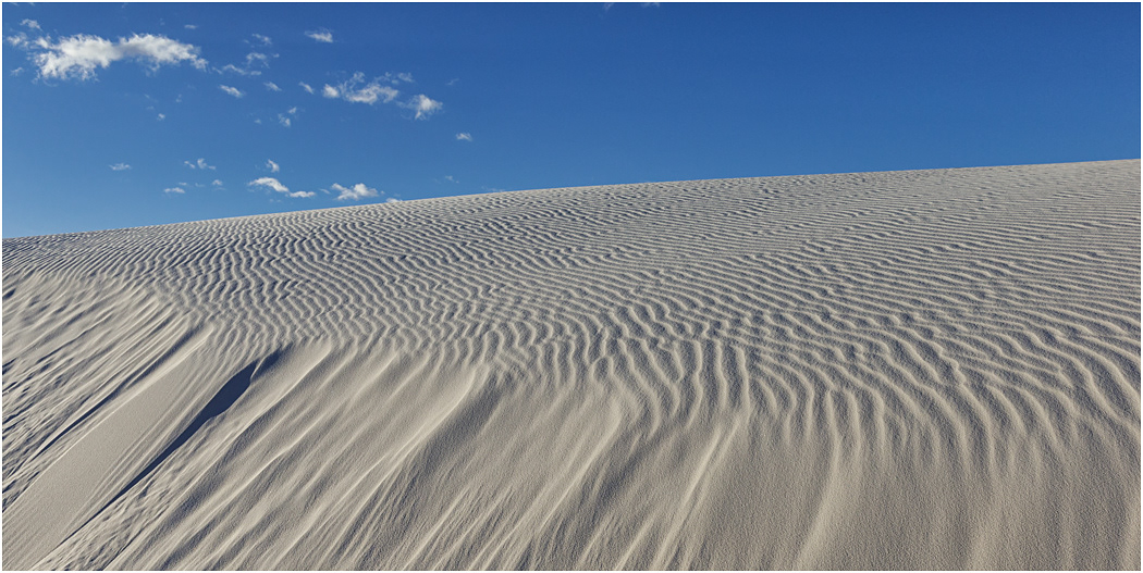Wind blown ripples in Gypsum Dune, White Sands, NM