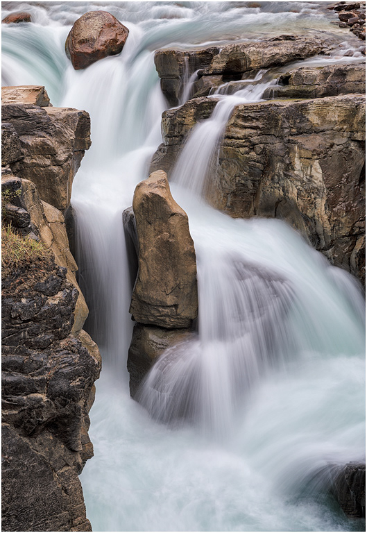 Sunwapta River & falls, Icefields Parkway, Jasper NP
