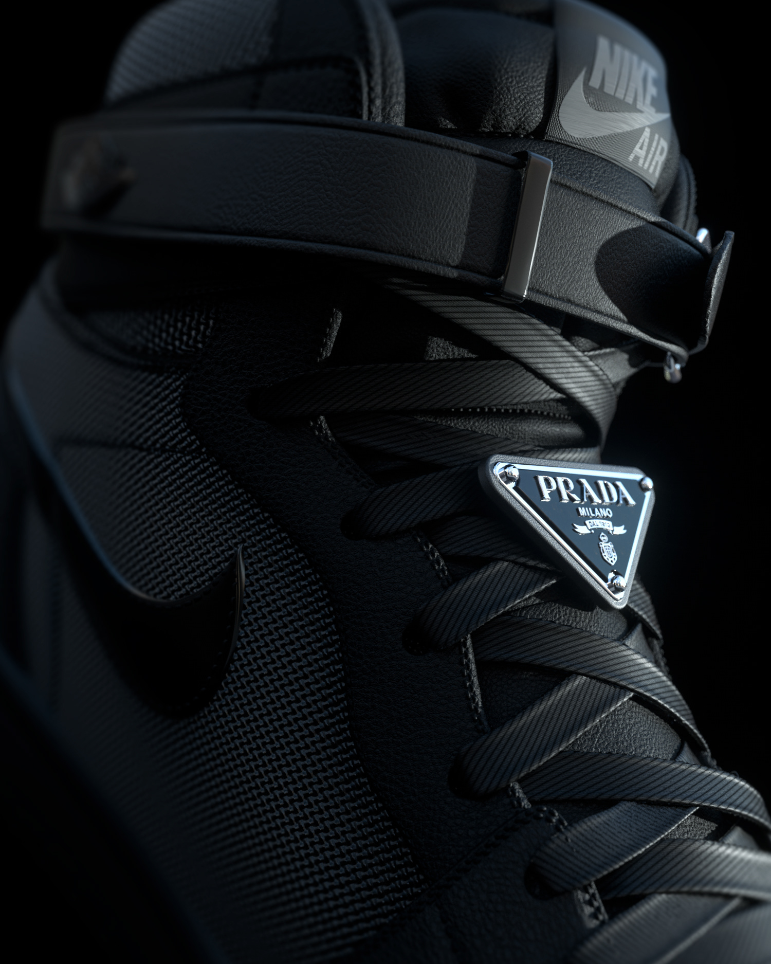 LeRoi3 / Digital Artist - Nike Air Jordan 1 x High End Brands - 3D Concept