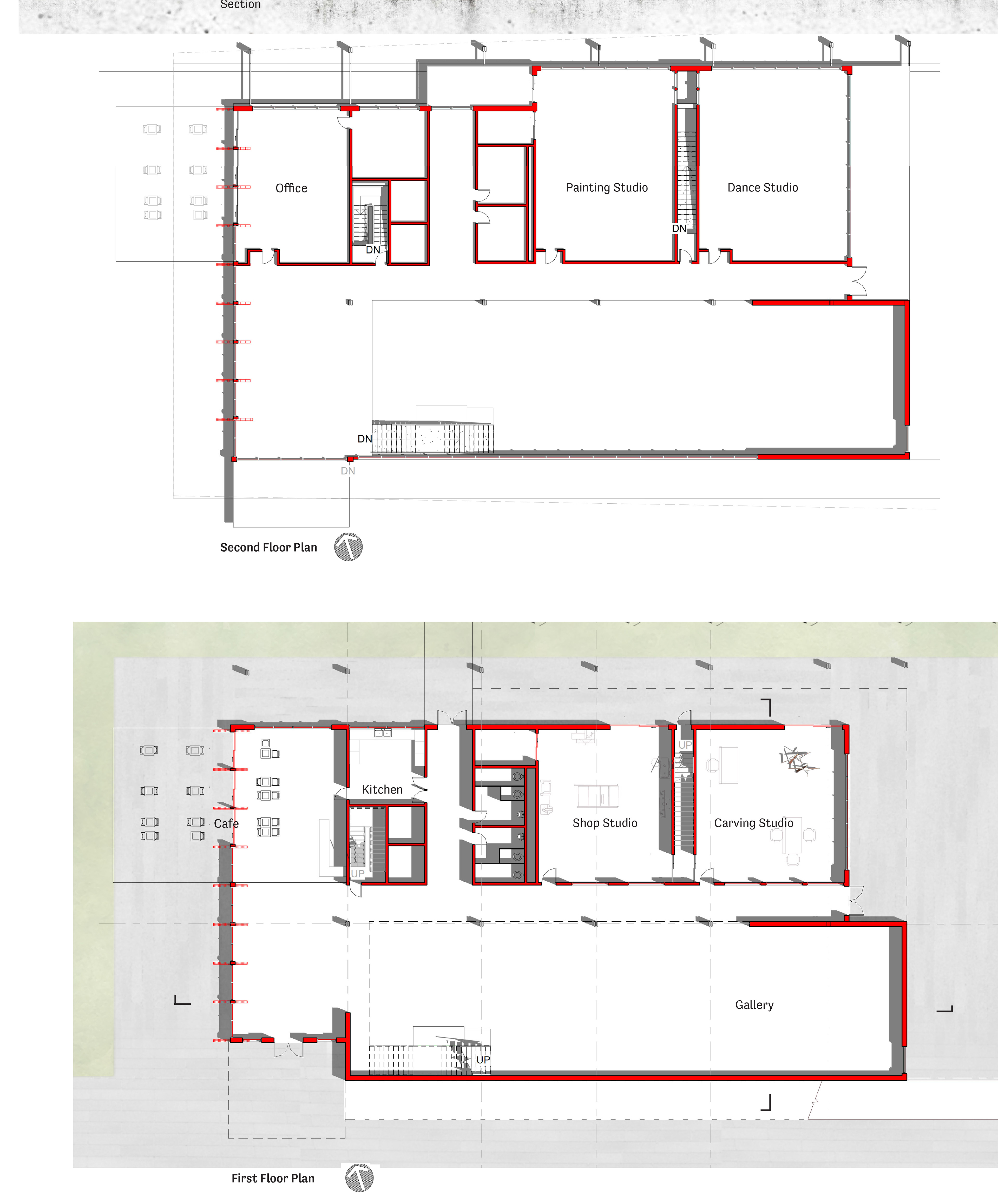 Floor Plans: Revit+ Photoshop