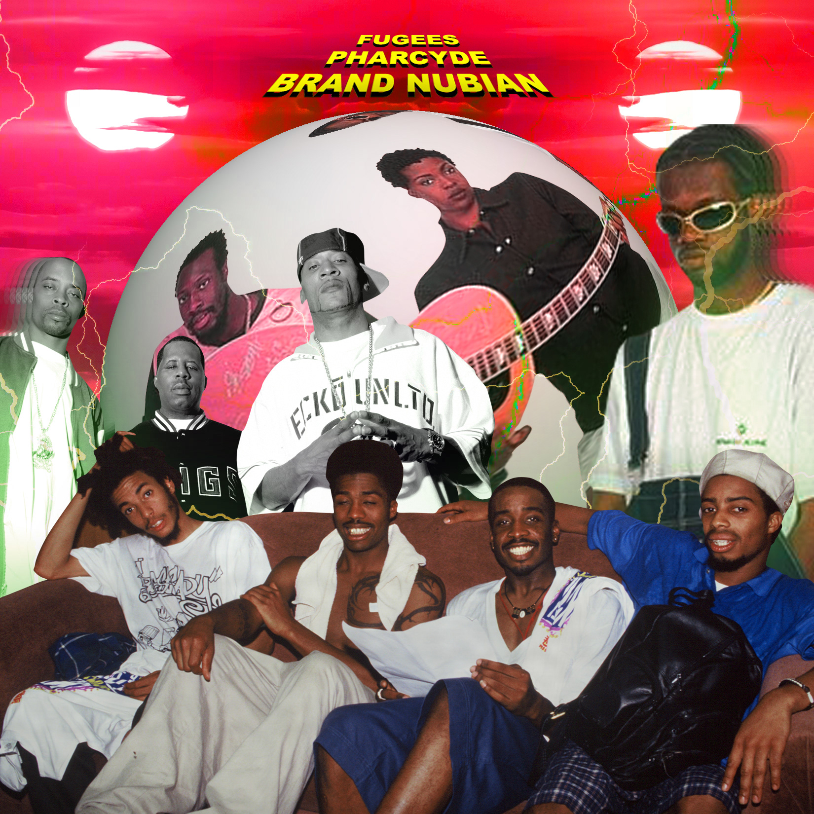 The Fugees, Brand Nubian and The Pharcyde