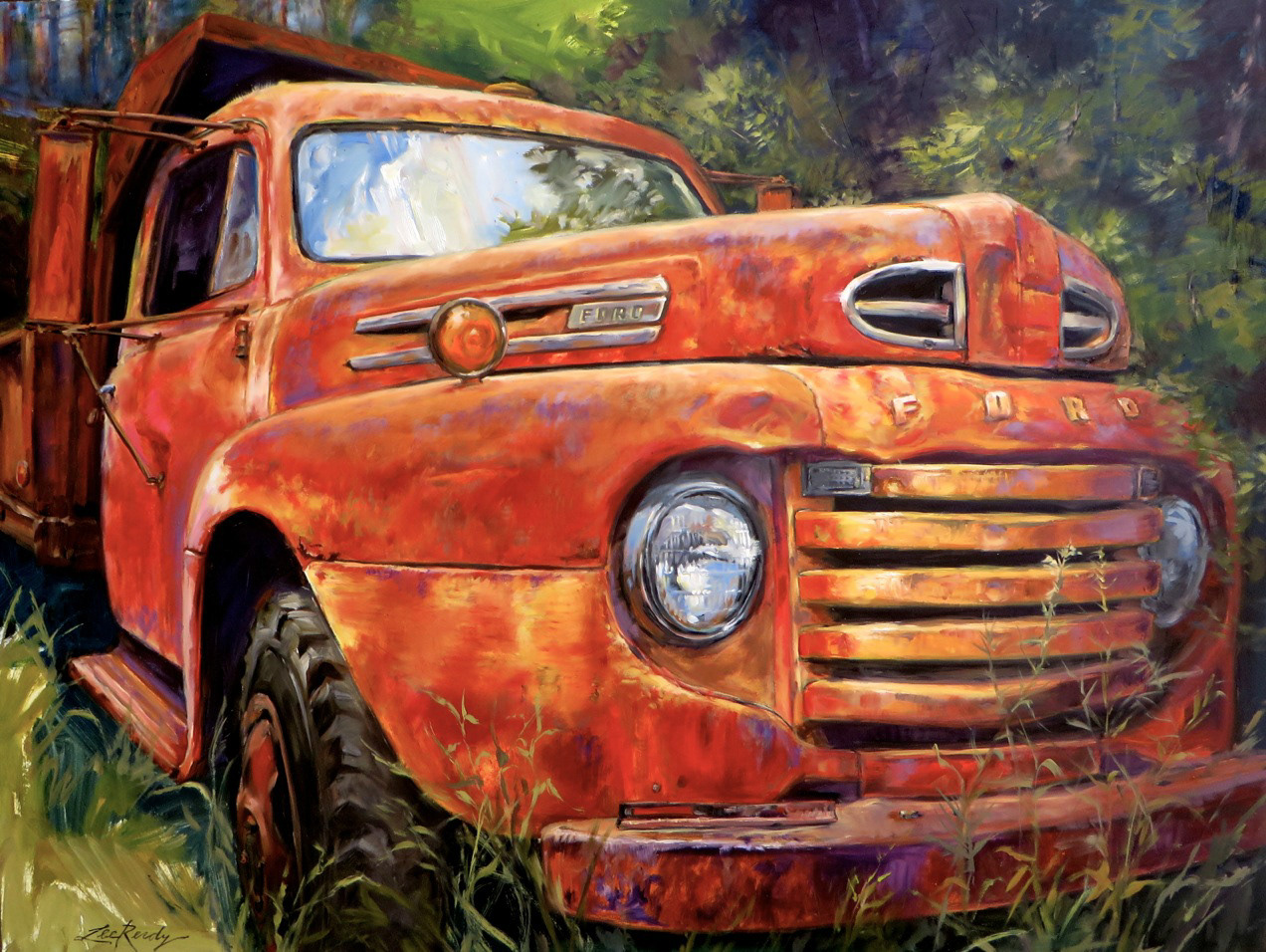 Western Fine Art Gallery Paintings Of American Indians, Classic Cars 