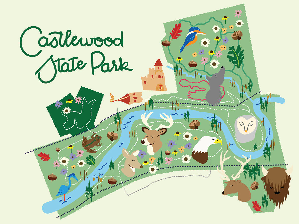 Rachel Indelicato Castlewood State Park Map