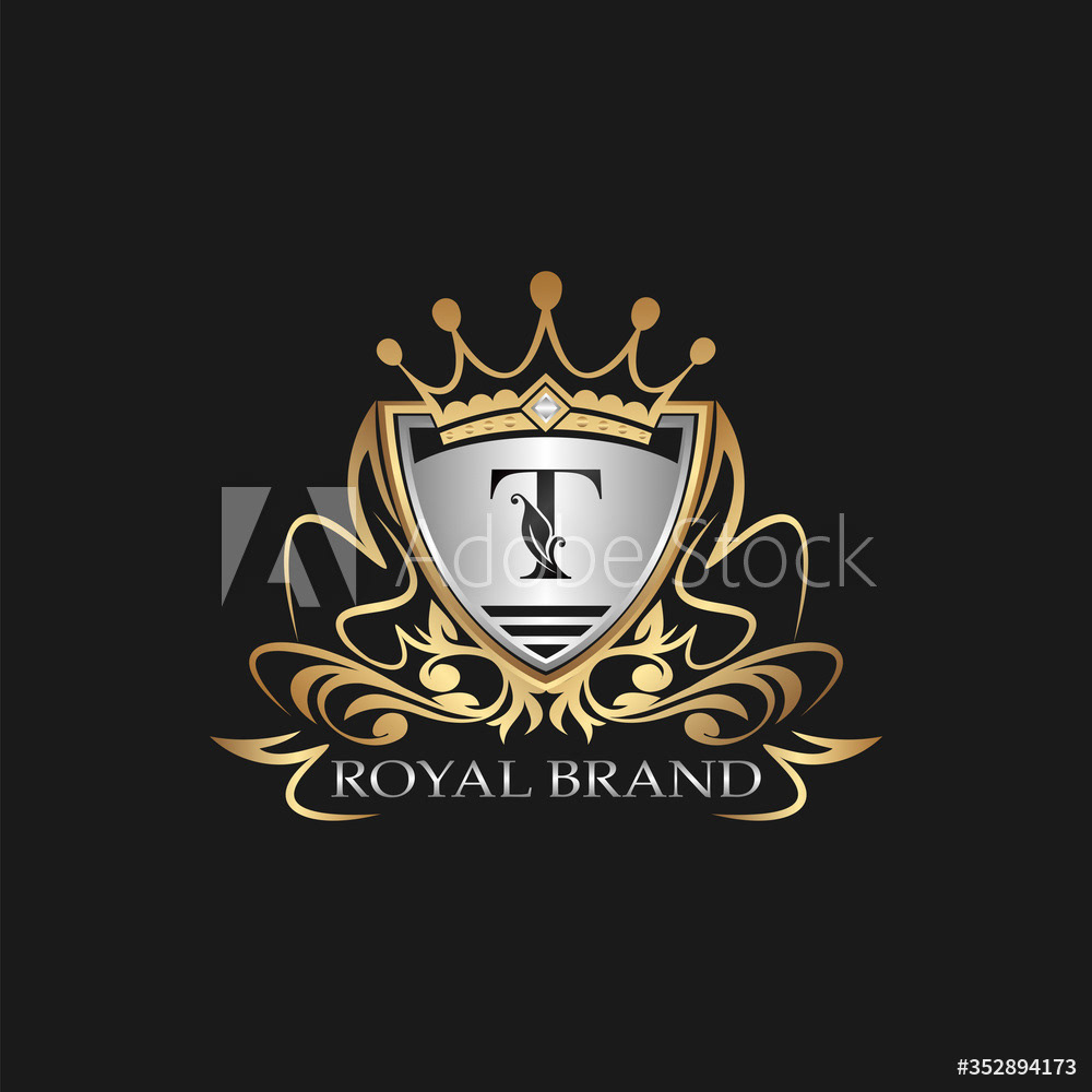 Shield Royal Brand T Logo Letter