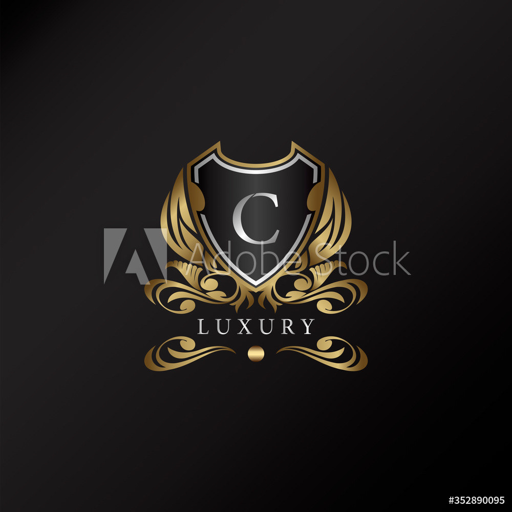 Gold Shield C Letter