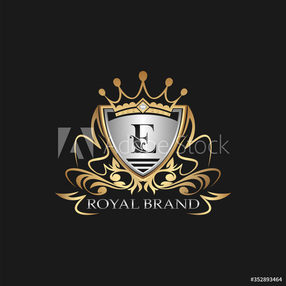 Shield Royal Brand E Logo Letter