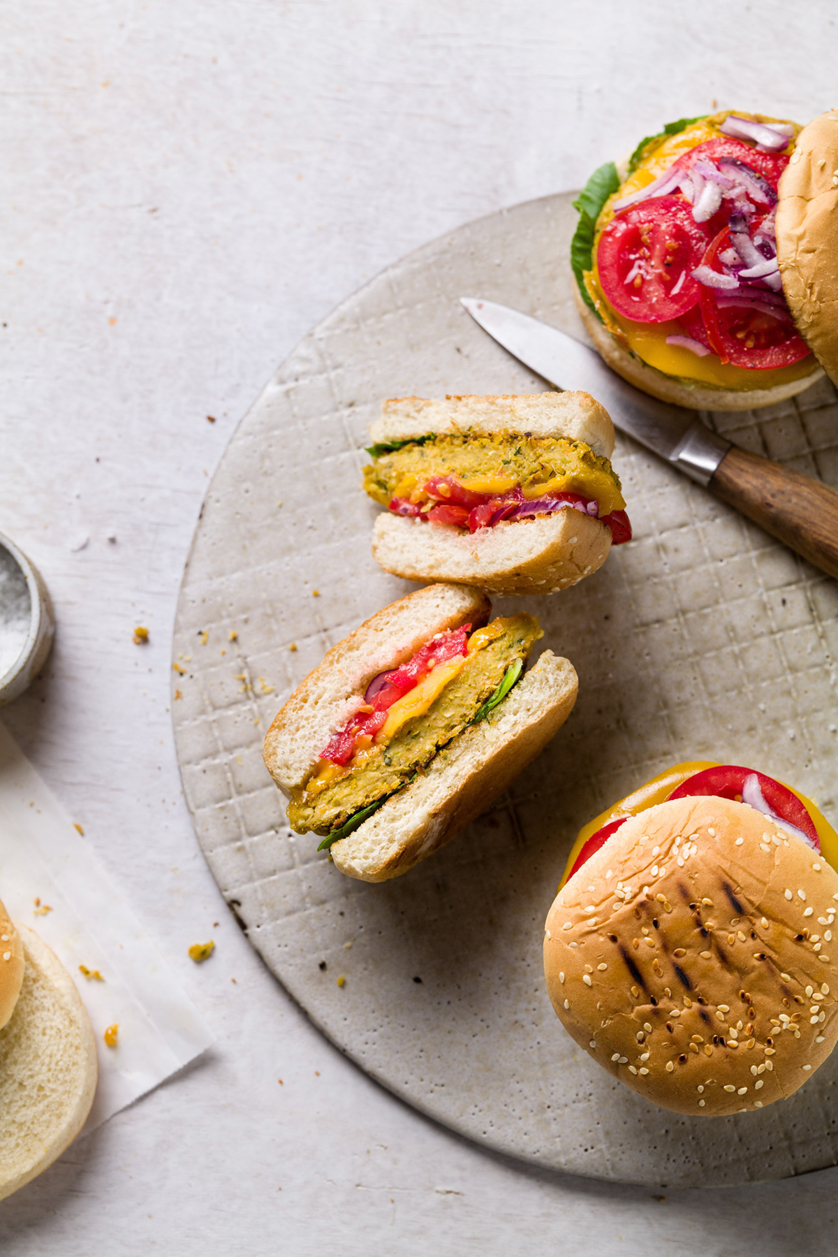 Lenaliciously EdamameKichererbsen Burger Patties