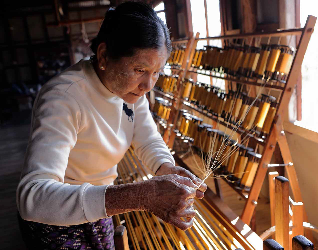 Cloth Factory, Khon Village