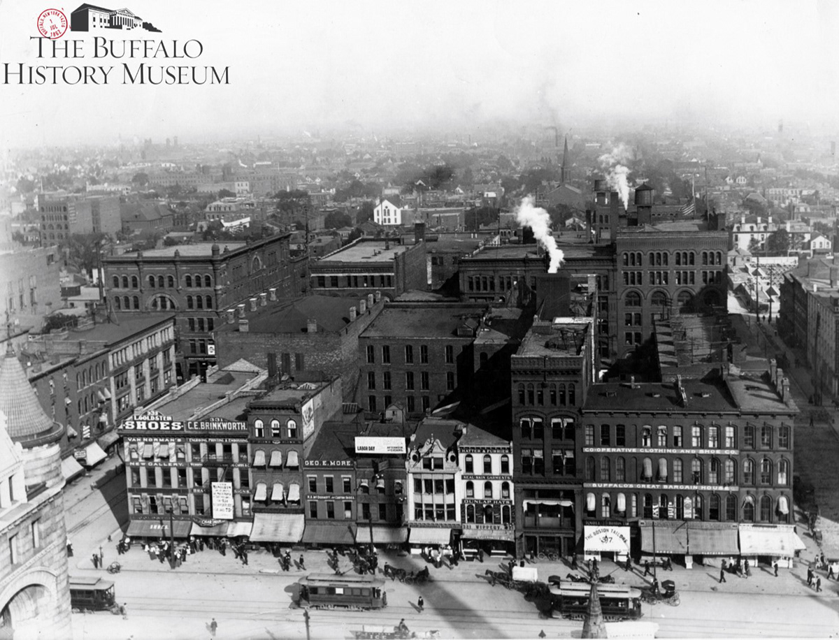 Photography of Buffalo, NY vintage storefronts
