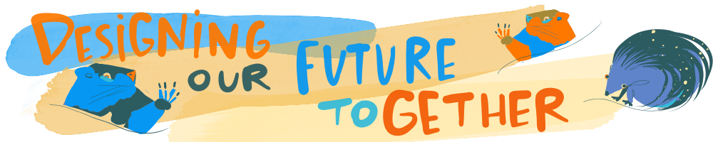 QIQOCHAT SPACE BANNER (GROUNDHOG) - ILLUSTRATIVE