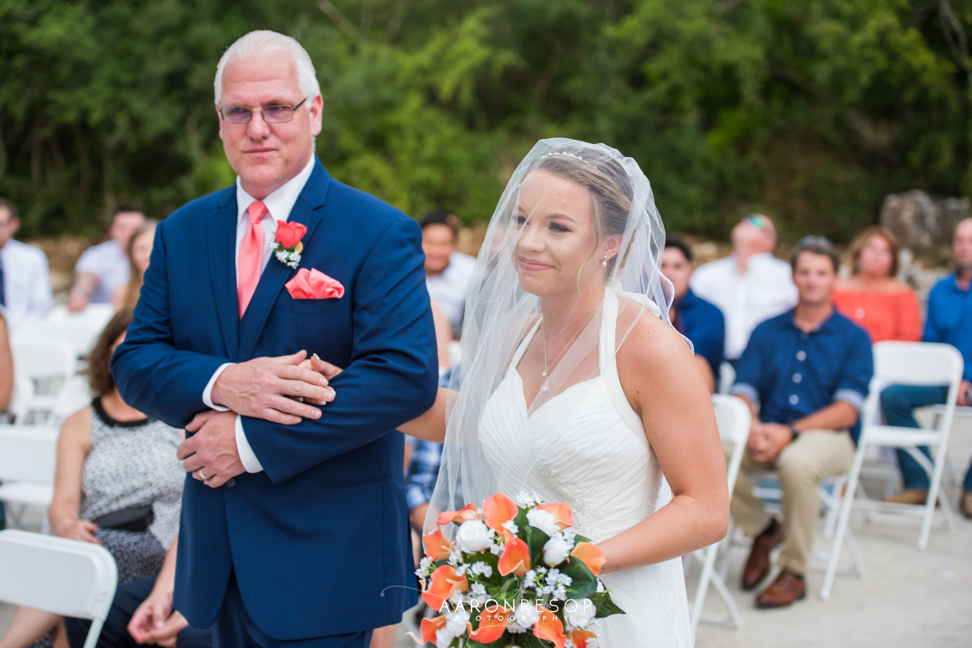 Wedding Day Photos taken in Seguin, TX by Wedding Photographer Aaron Resop @ Geronimo Oaks - Weddings and Events, 1377 Dietert Rd, Seguin, TX 78155
