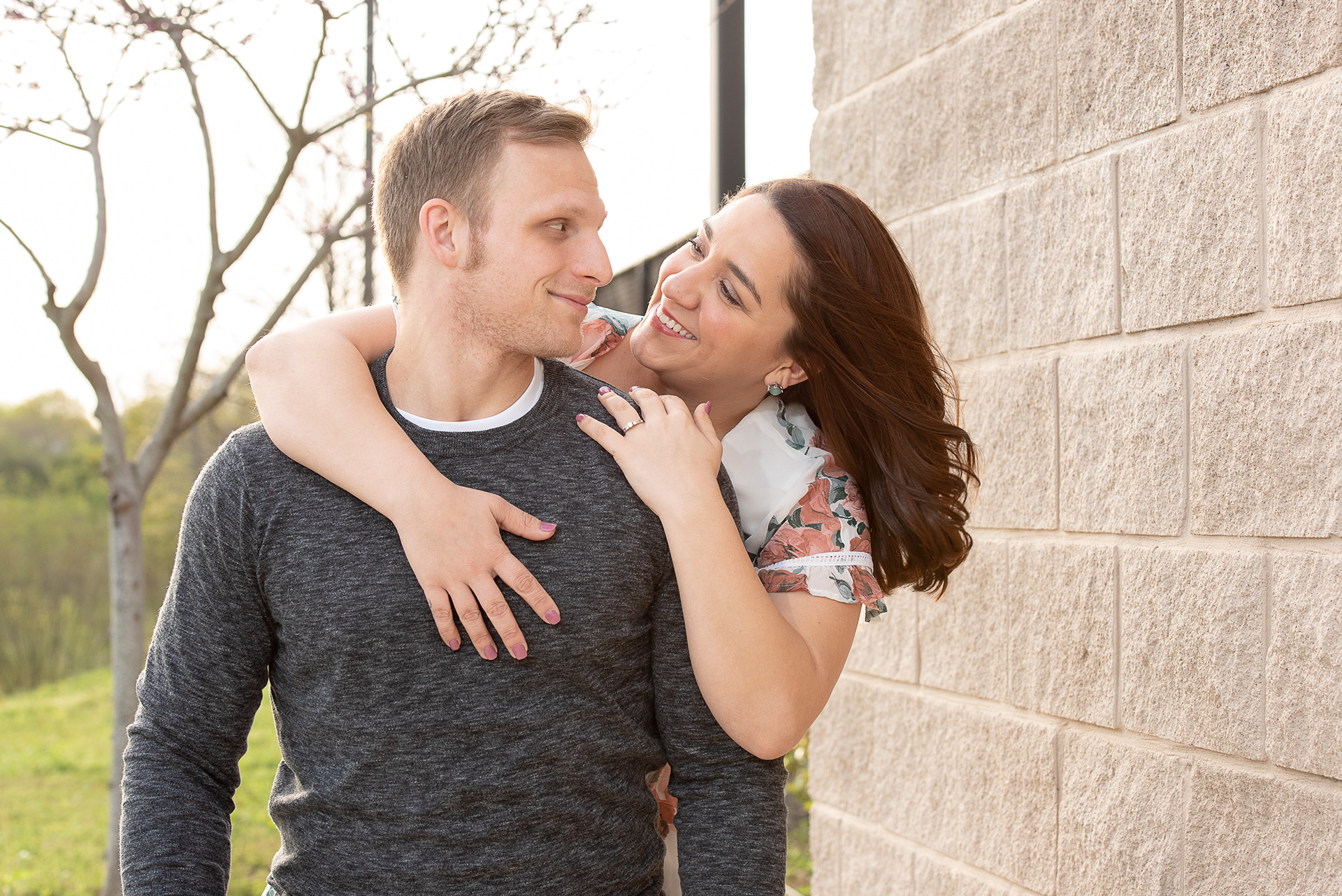 Engagement Photos taken in San Antonio, TX by wedding photographer Aaron Resop