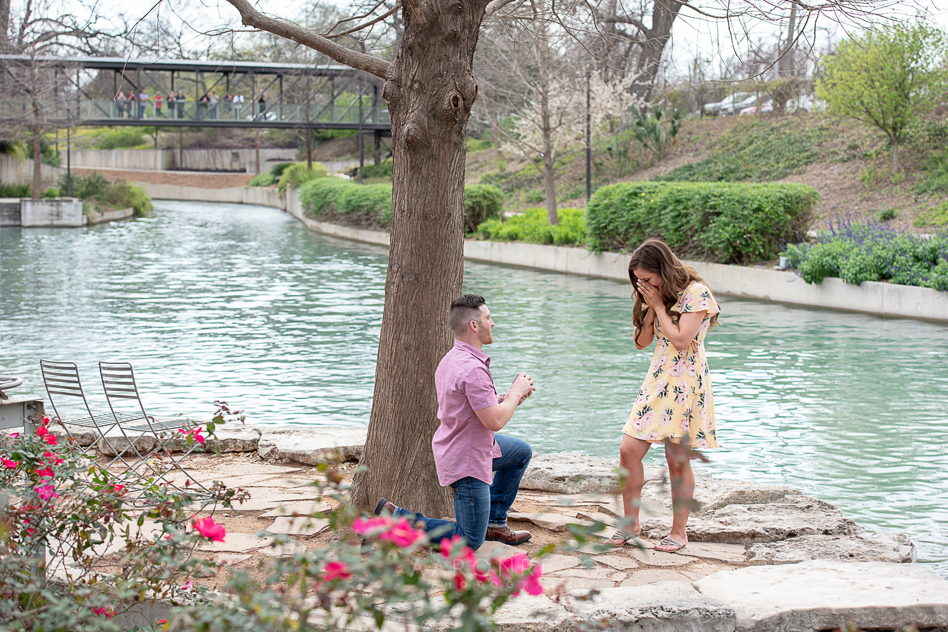 Engagement Photos taken in San Antonio, TX by wedding photographer Aaron Resop