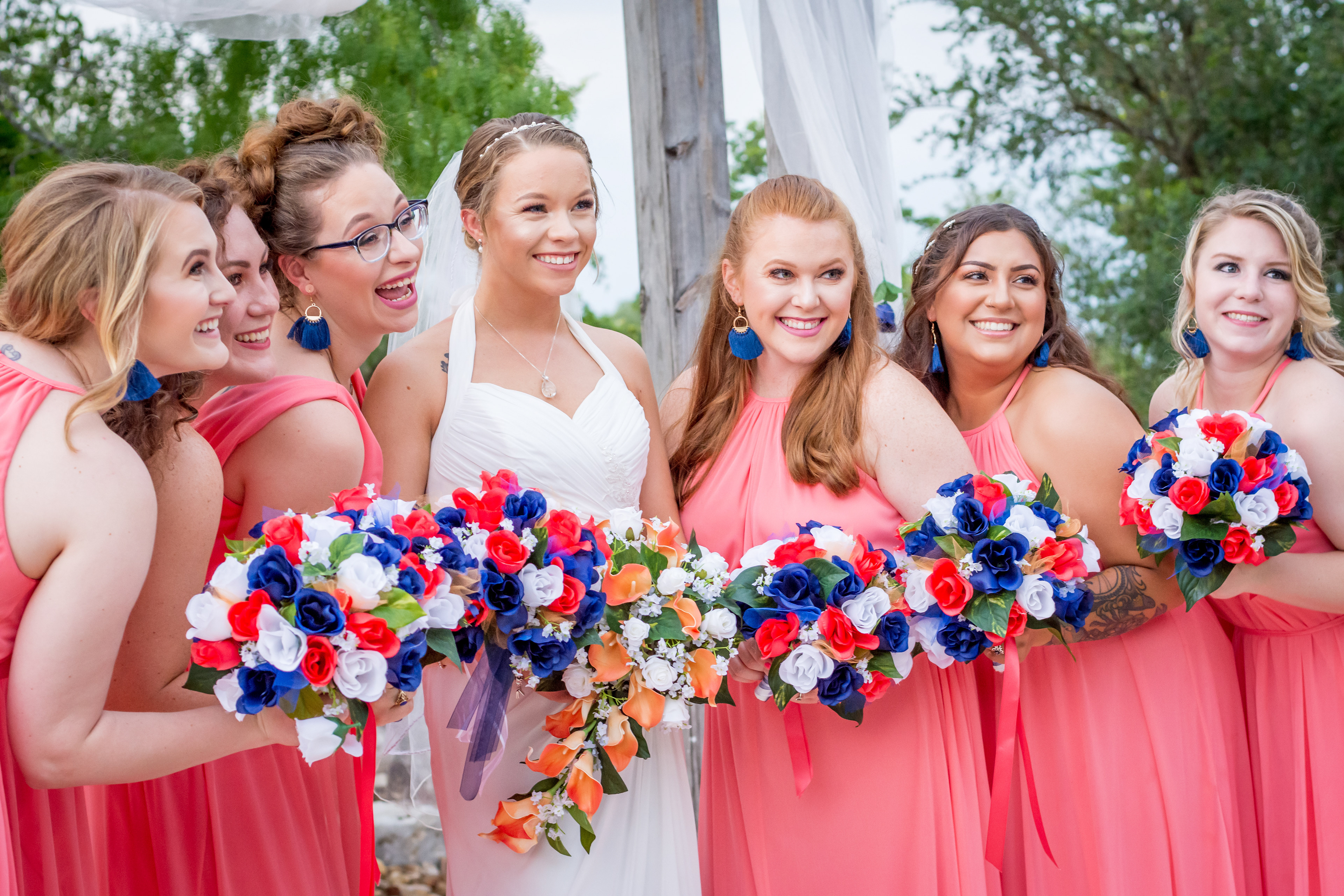 Wedding Day Photos taken in Seguin, TX by Wedding Photographer Aaron Resop @ Geronimo Oaks - Weddings and Events, 1377 Dietert Rd, Seguin, TX 78155