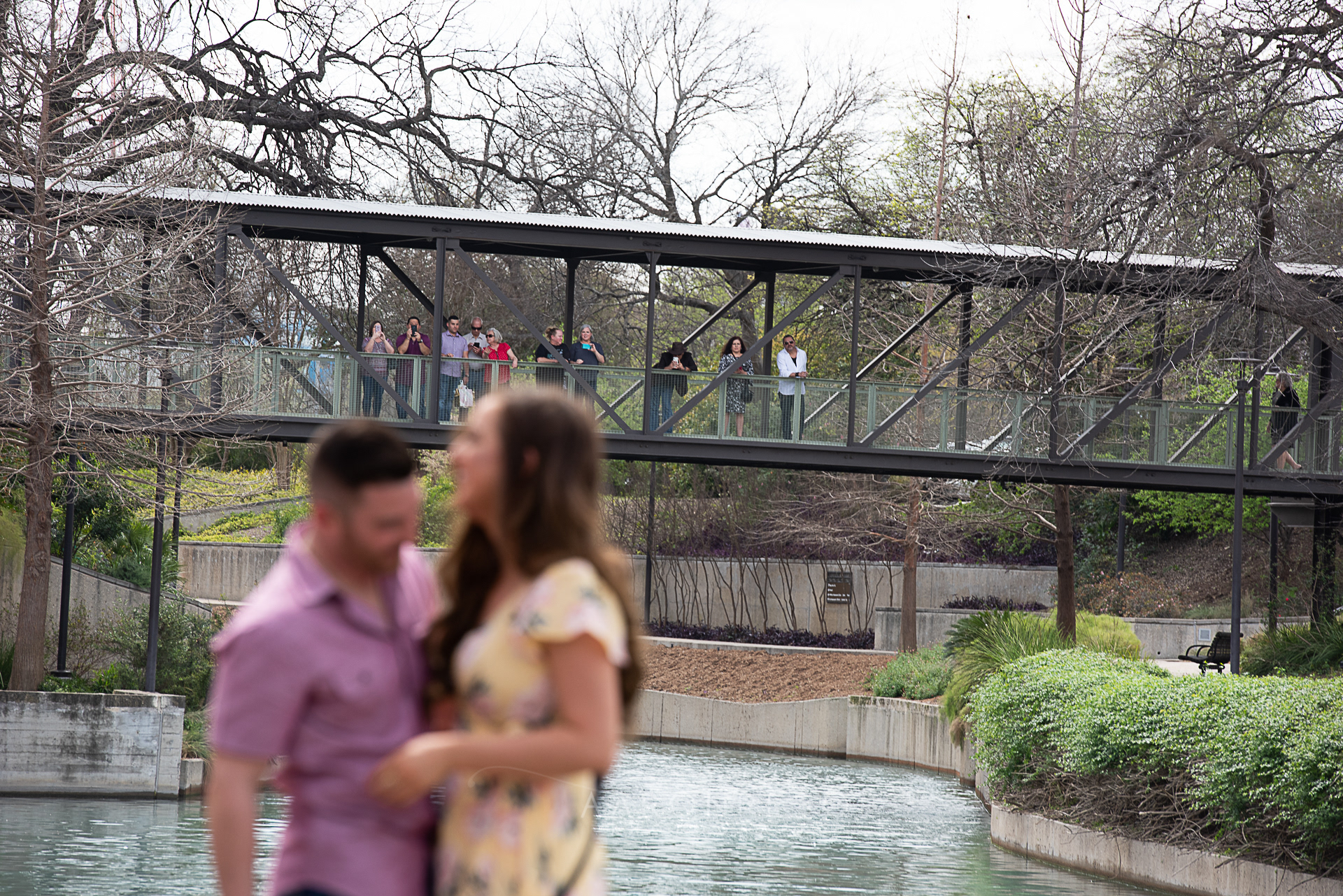 Engagement Photos taken in San Antonio, TX by wedding photographer Aaron Resop