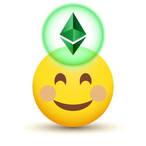 The Ethereumoji classic - ethereum classic emoji - Alessio Azzolini