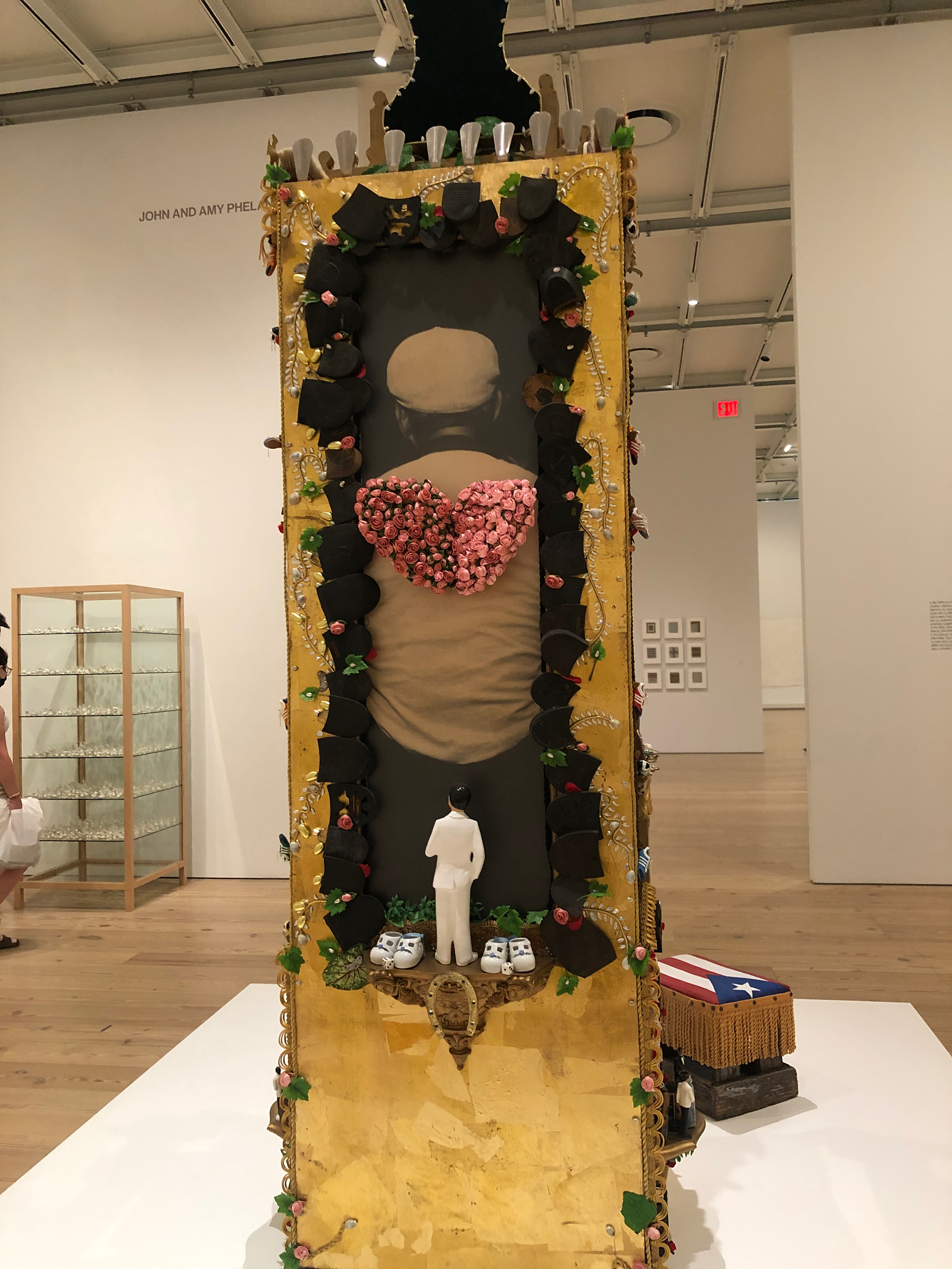 Pepón Osorio; Angel: The Shoe Shiner, 1993; Rosie Lee Tompkins, Three Sixes, 1986